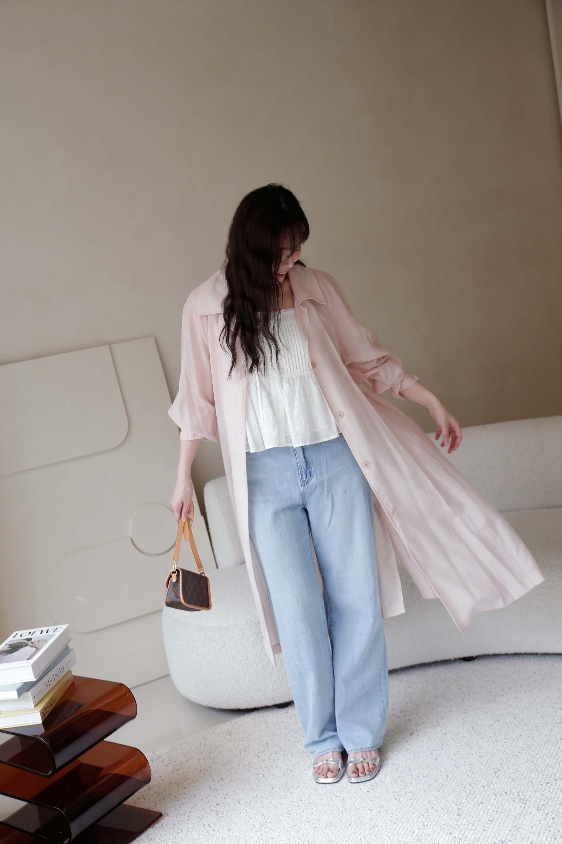 BS韓國美娜輕盈風衣外套(四色)