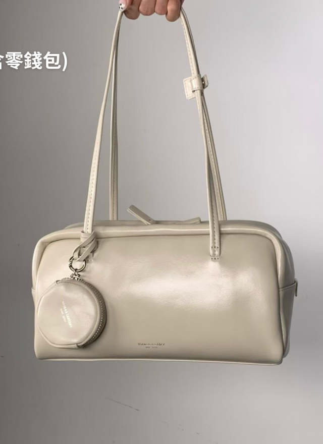 ★ 韓國設計師真皮吐司肩背包-四色