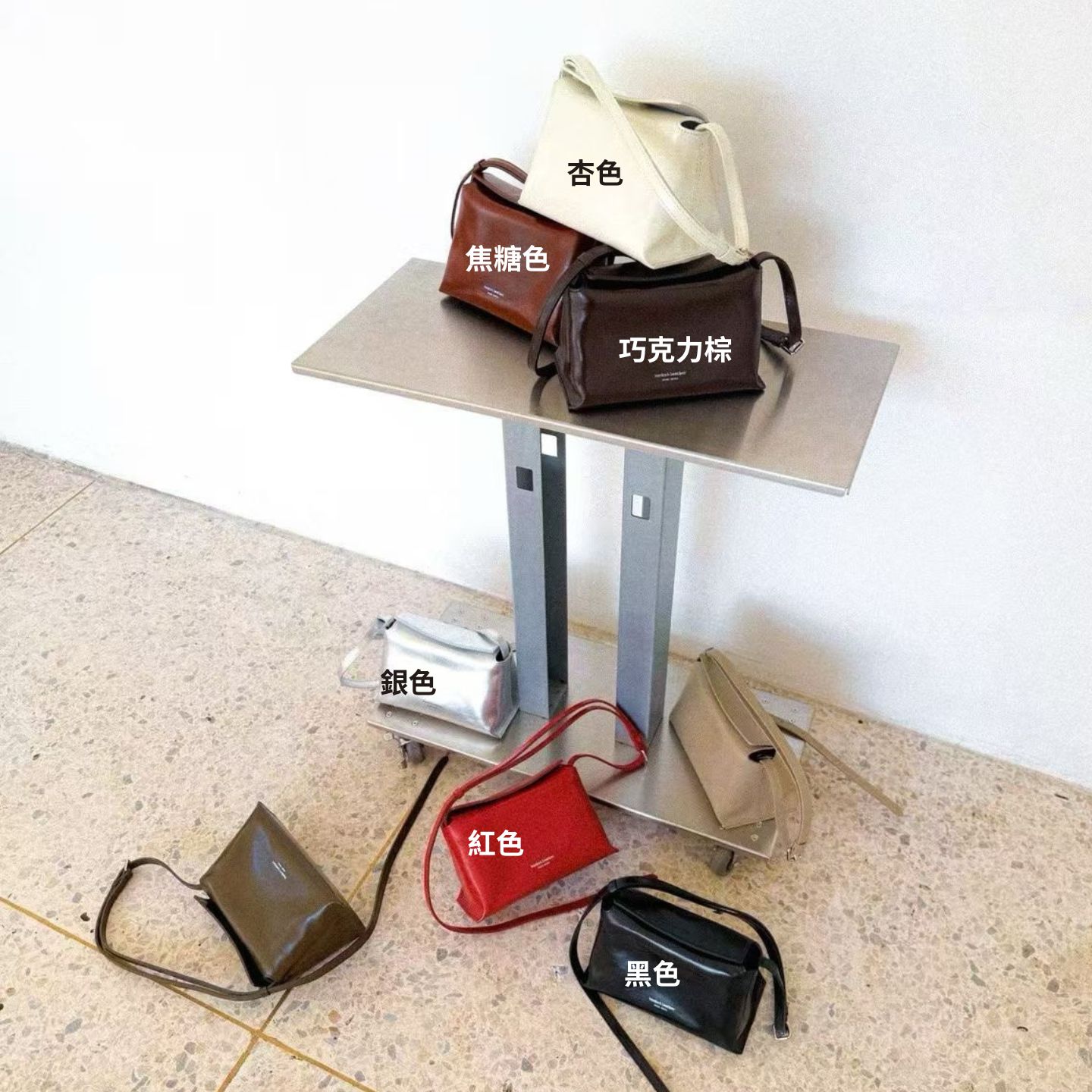 ★ 韓國設計師真皮磁吸小包-可斜背-限時團購