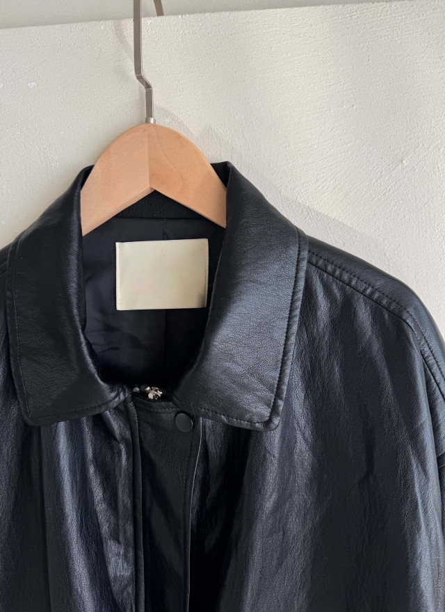 BS韓國諾亞率性皮革外套