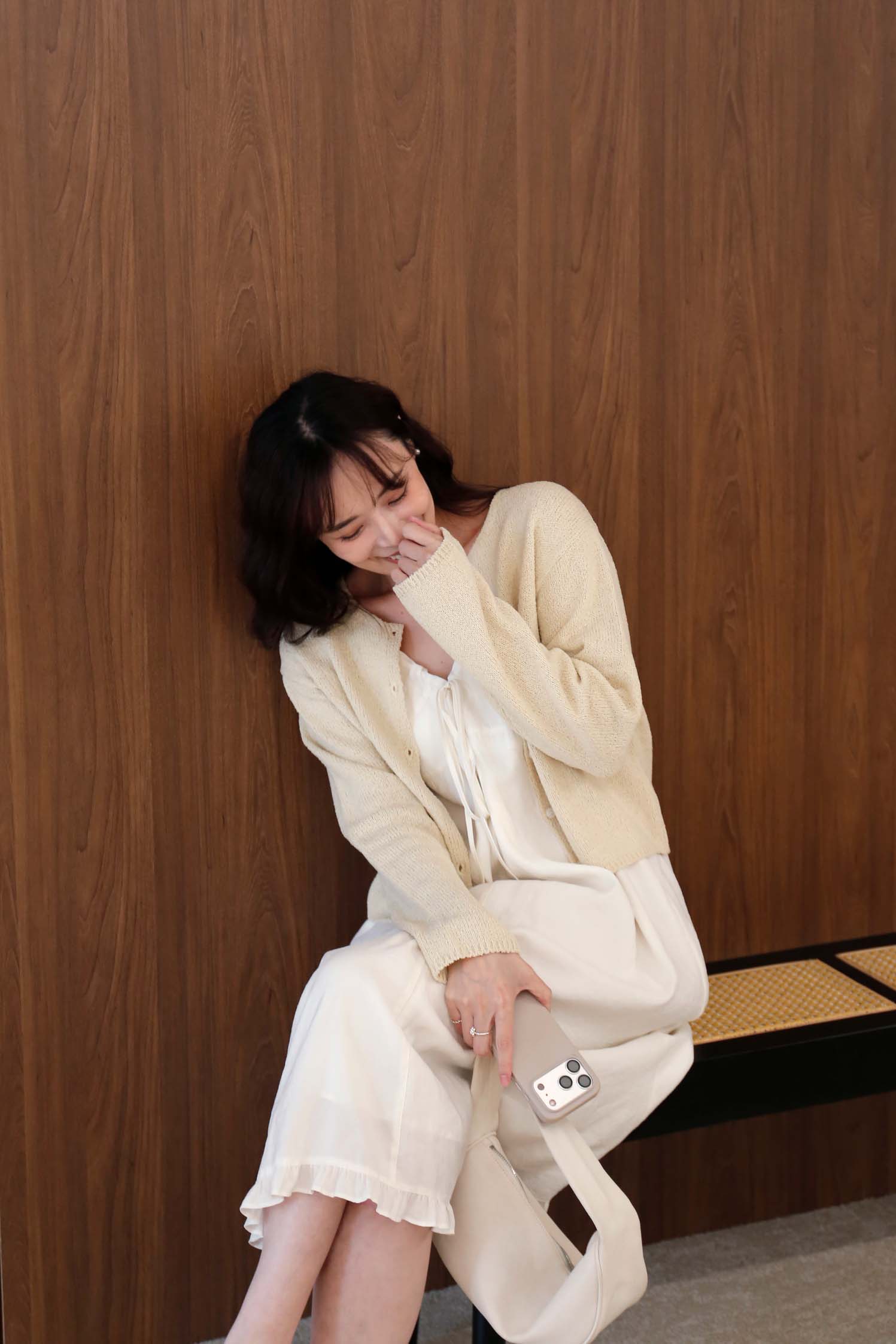 BS韓國荷葉兩穿細肩洋裝(兩色)