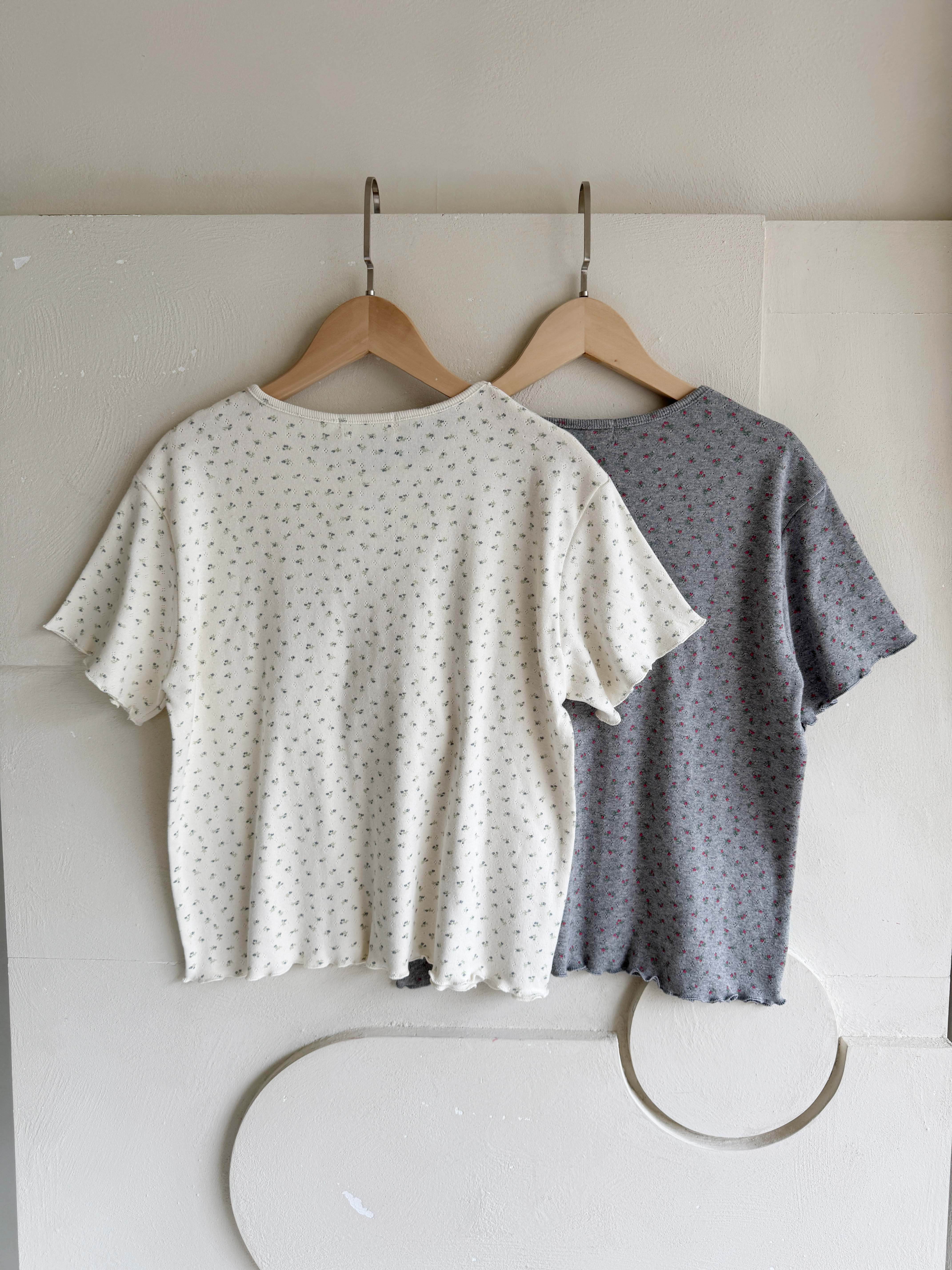 BS韓國洛緹碎花上衣(兩色)