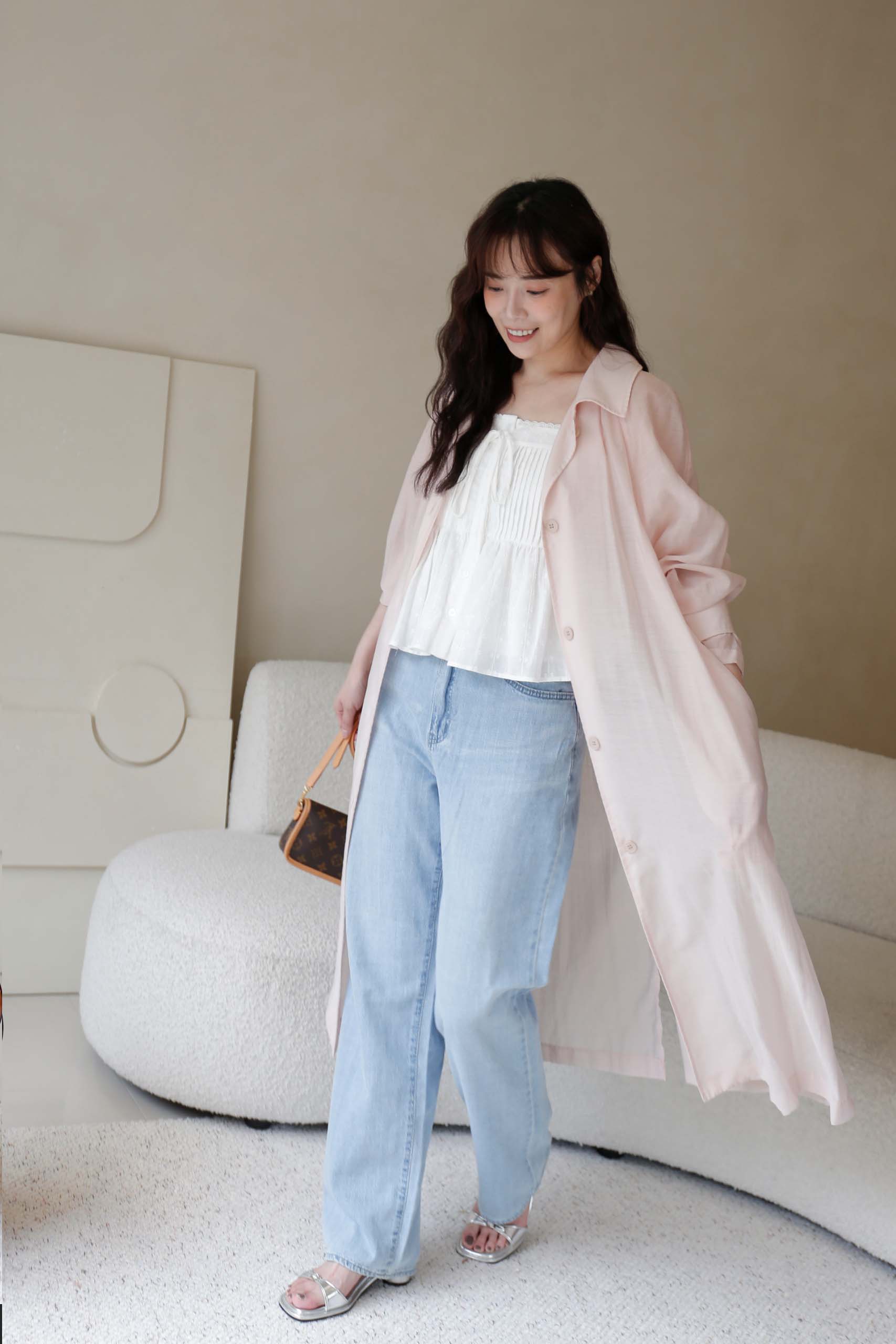 BS韓國美娜輕盈風衣外套(四色)