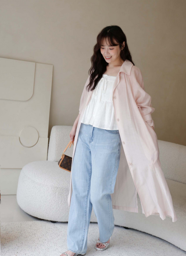 BS韓國美娜輕盈風衣外套(四色)