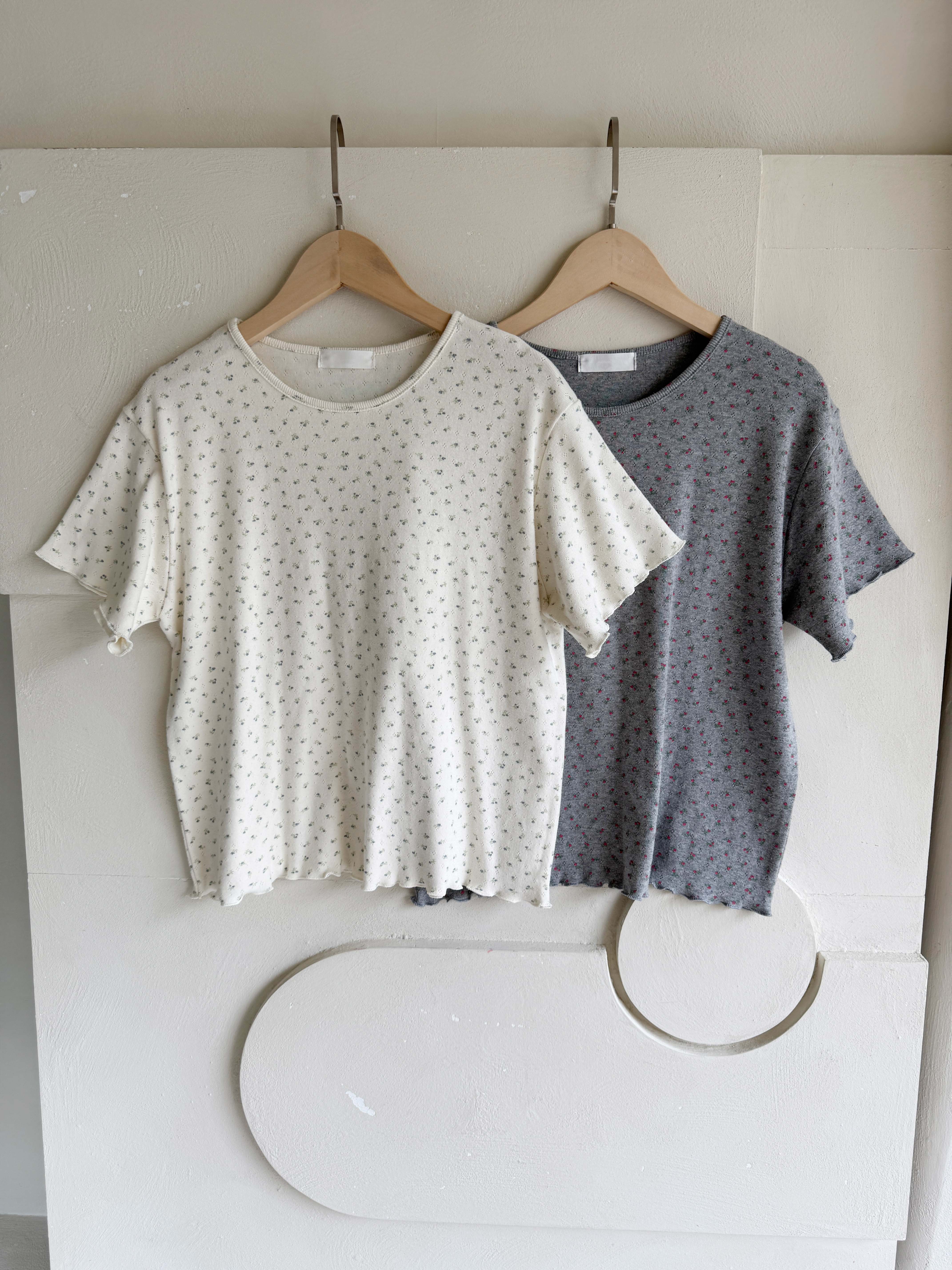 BS韓國洛緹碎花上衣(兩色)