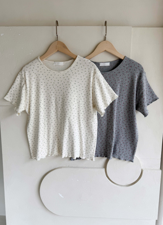 BS韓國洛緹碎花上衣(兩色)