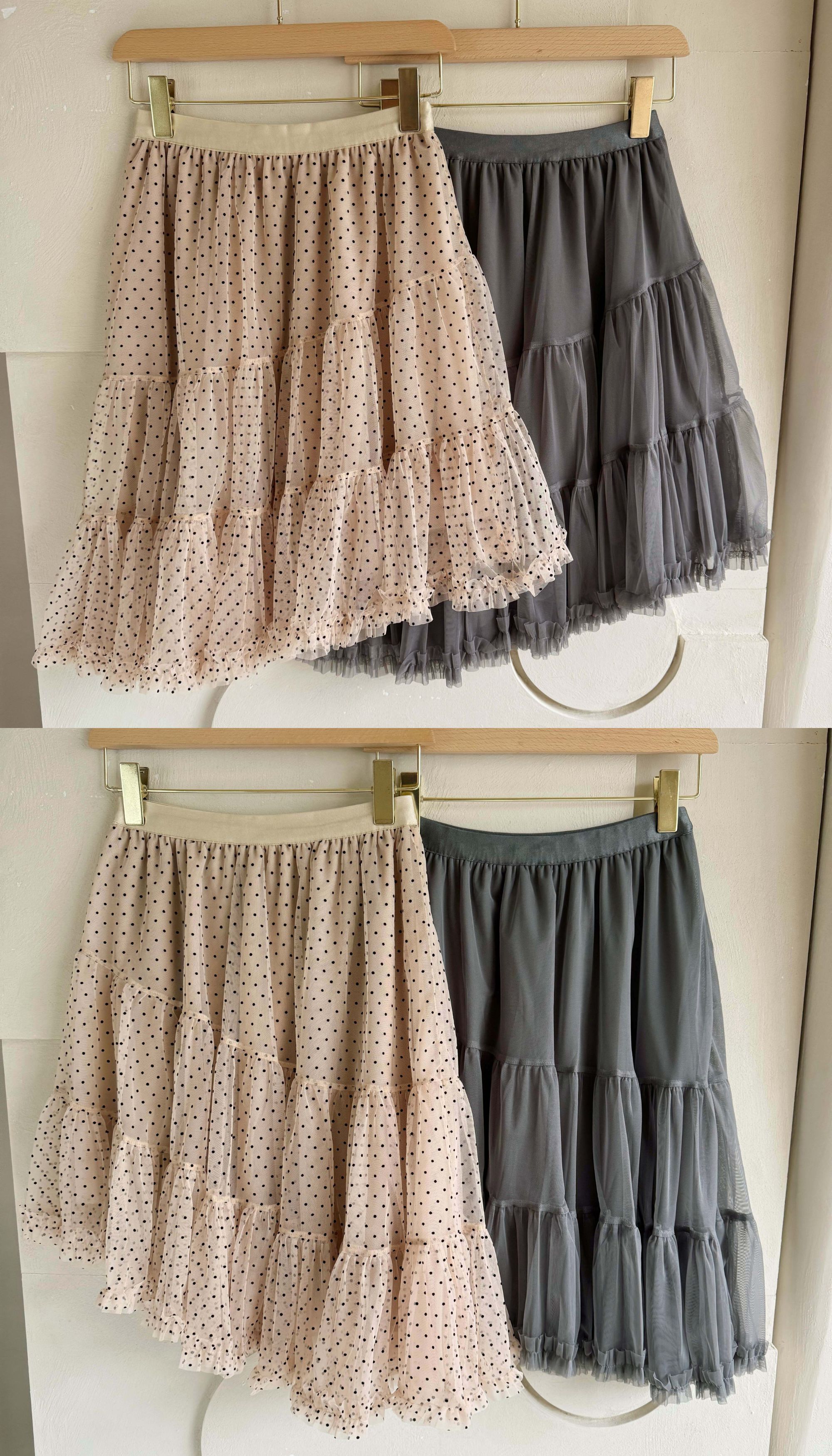 BS韓國層次蓬蓬裙(兩色)