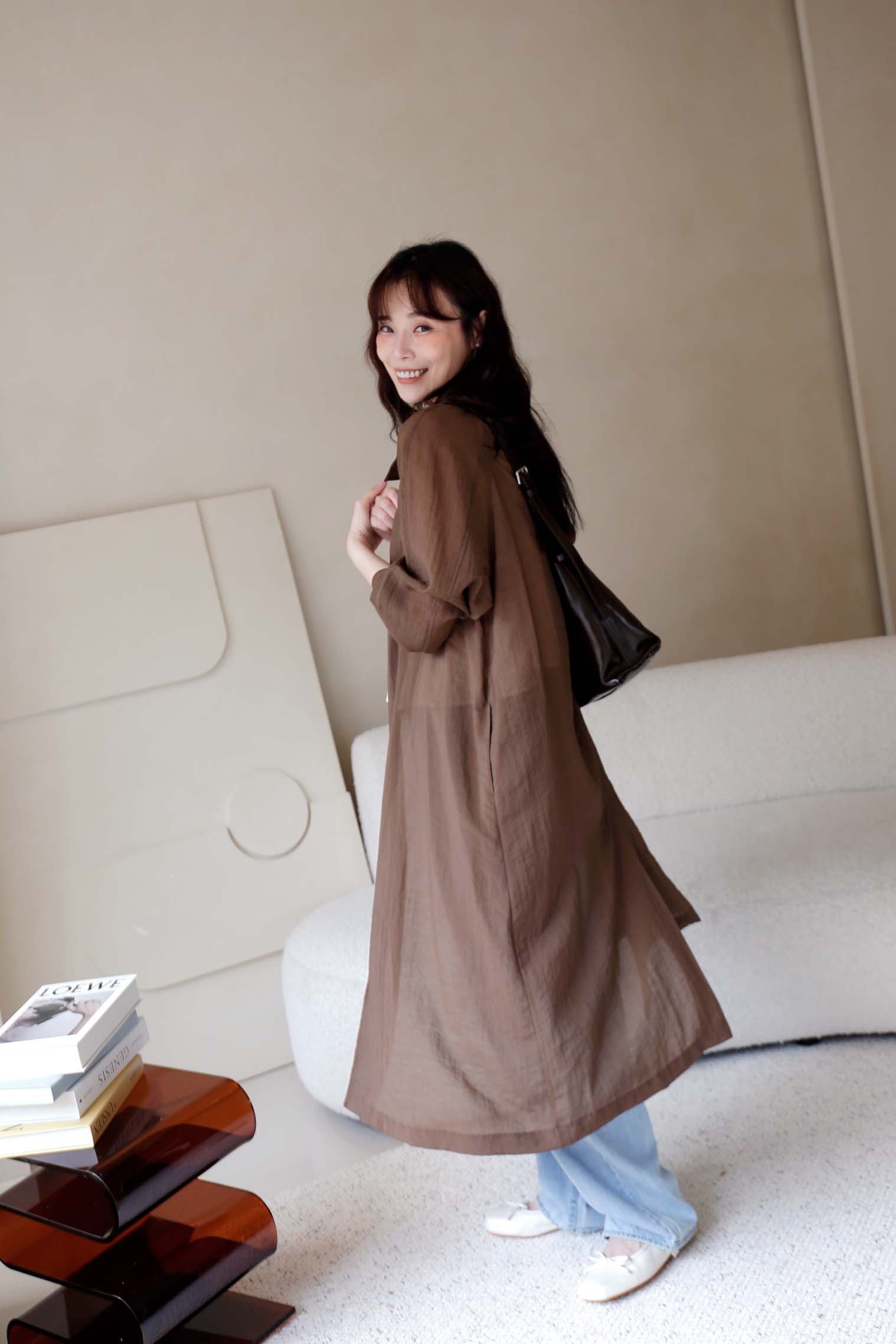 BS韓國美娜輕盈風衣外套(四色)