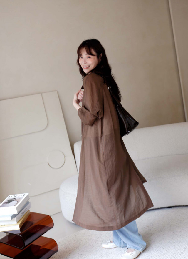 BS韓國美娜輕盈風衣外套(四色)