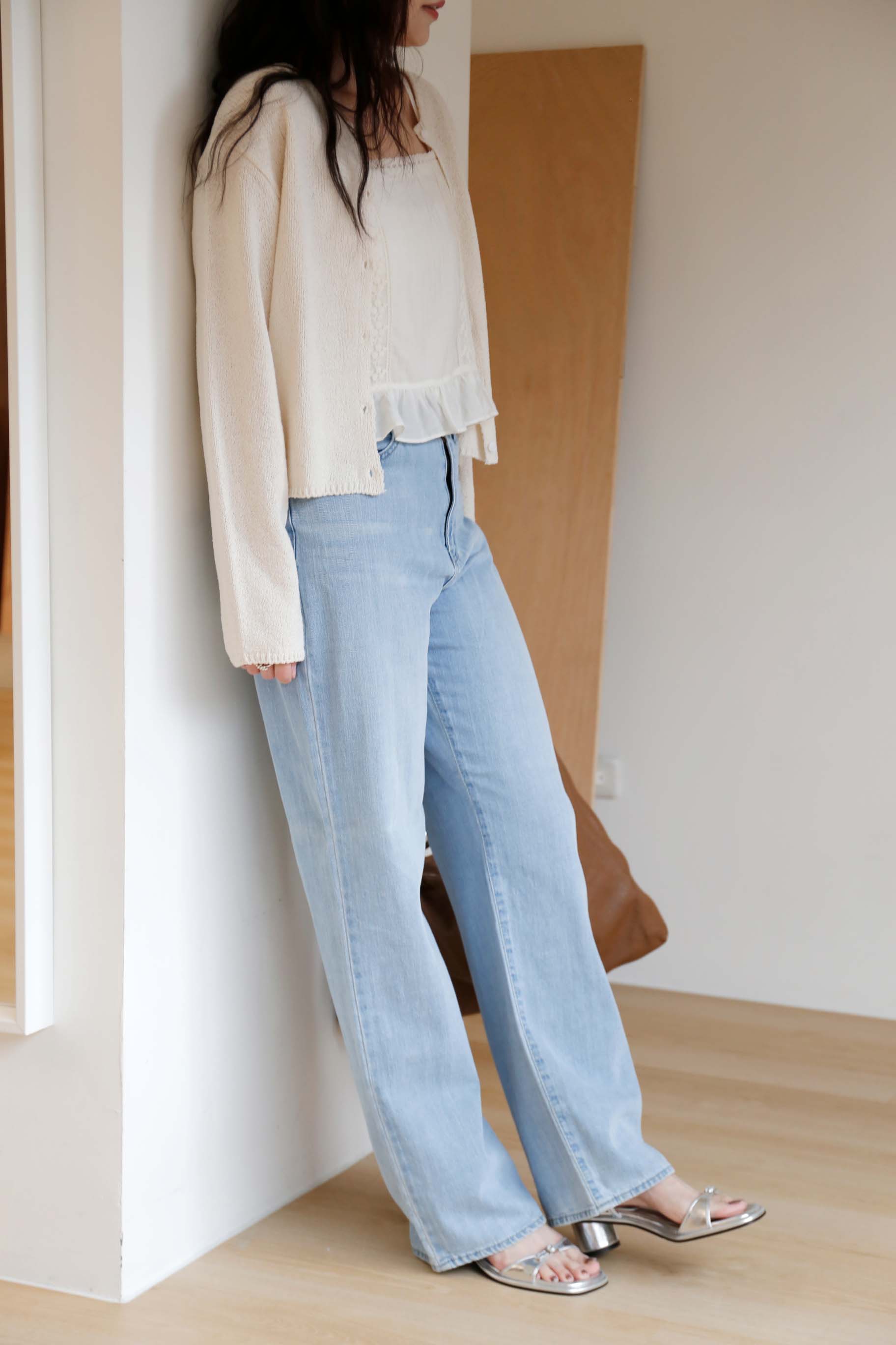 BS韓國美型直筒牛仔褲-SML