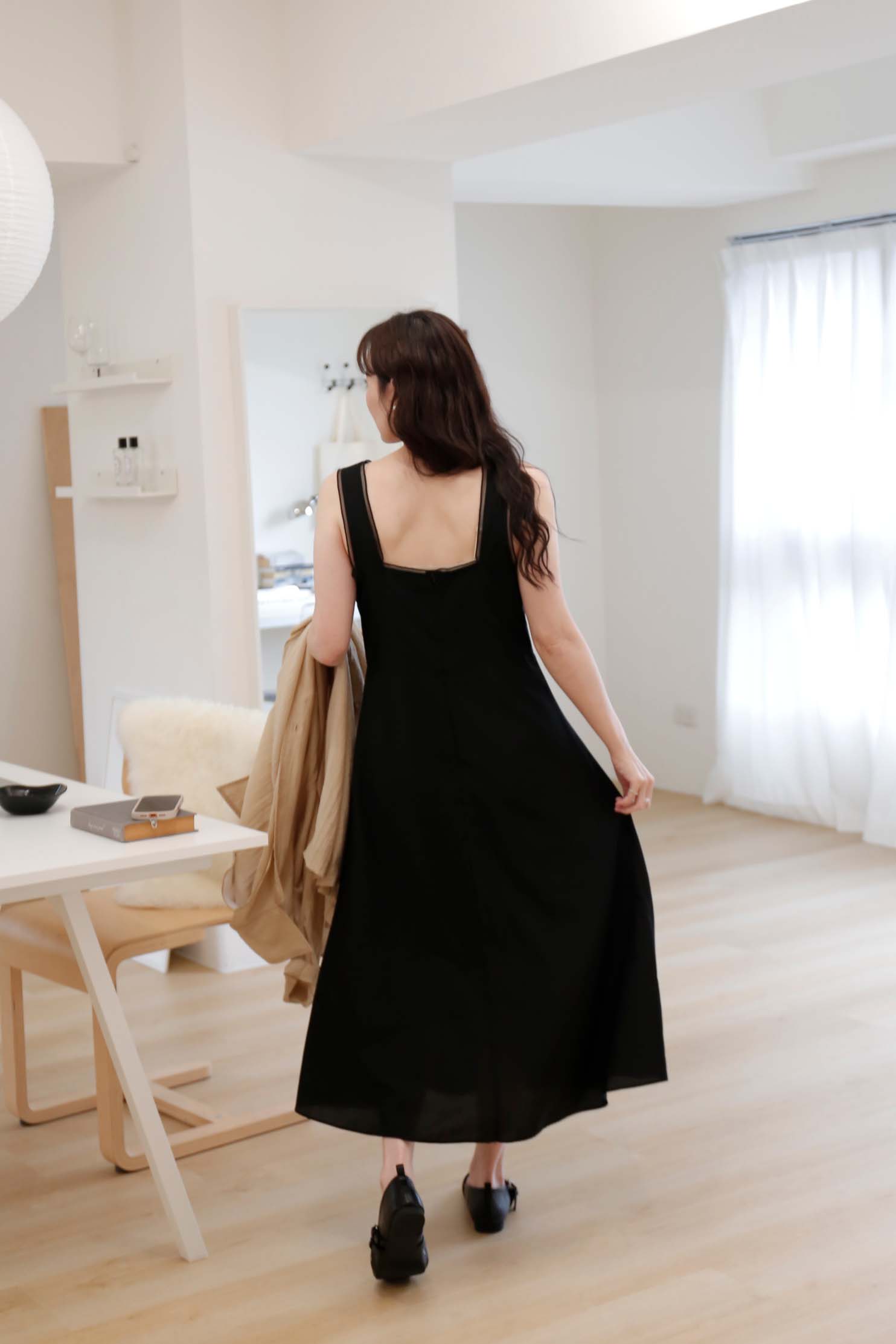 BS韓國時尚深V背心洋裝(兩色)