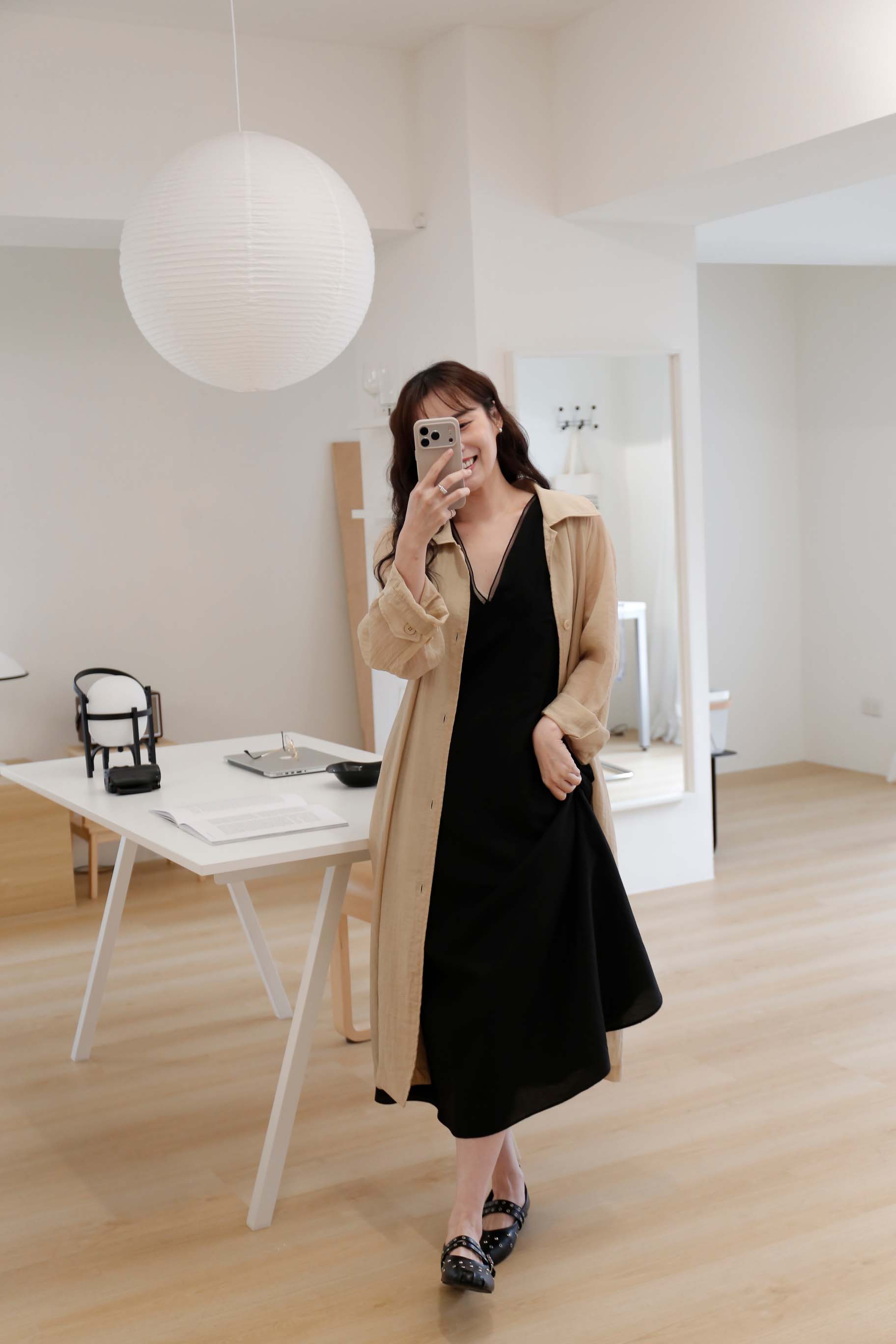 BS韓國時尚深V背心洋裝(兩色)