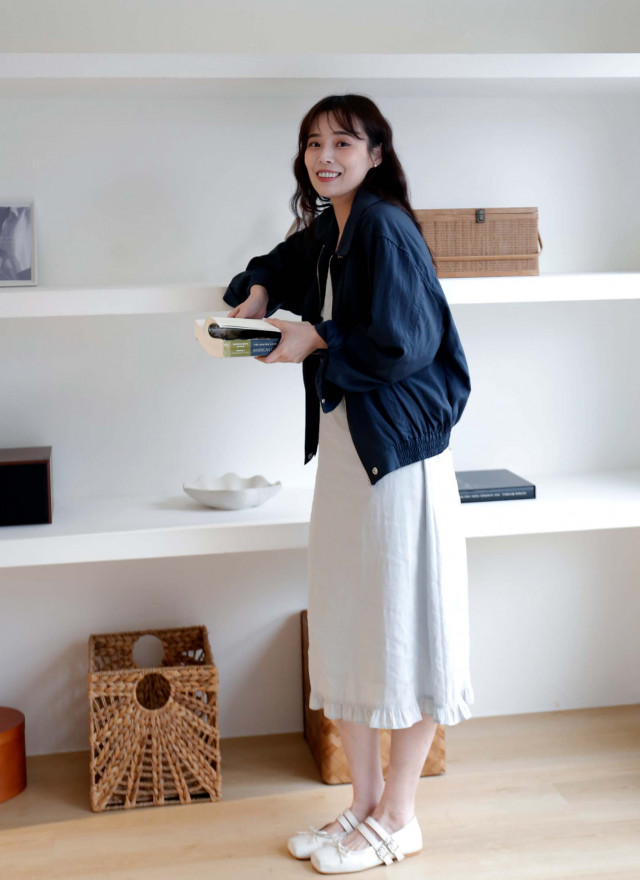 BS韓國荷葉兩穿細肩洋裝(兩色)