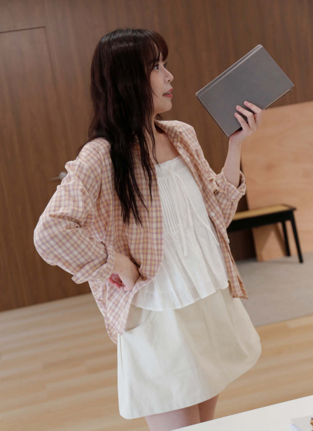 BS韓國口袋A字褲裙(兩色)－尺寸友善