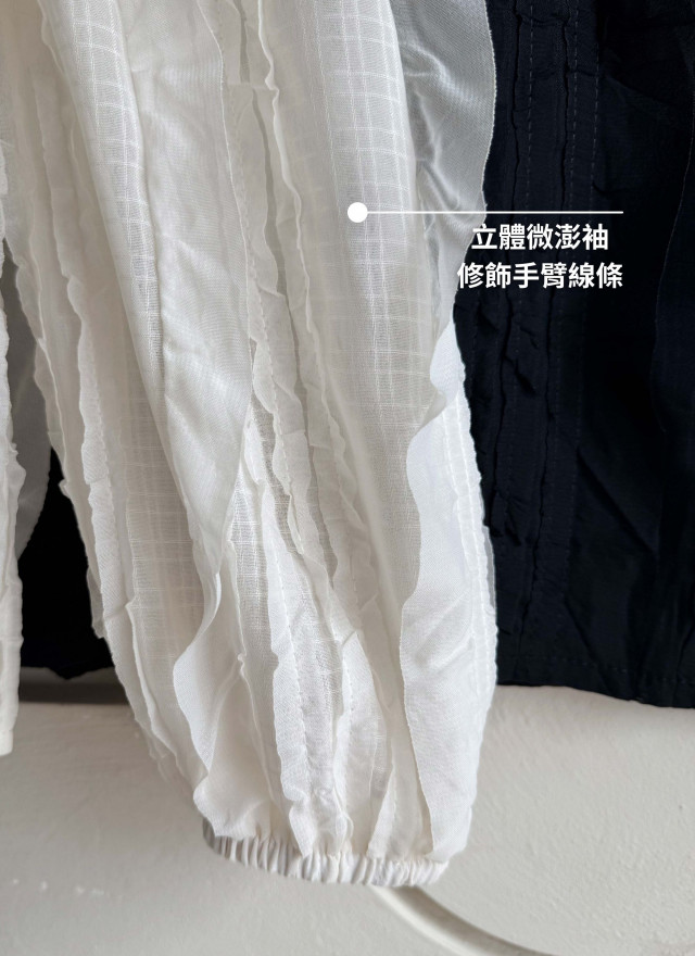 BS韓國曼柔微蓬袖上衣(兩色)