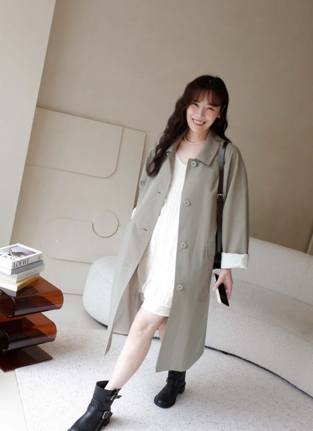 BS韓國春季書華風衣外套(兩色)