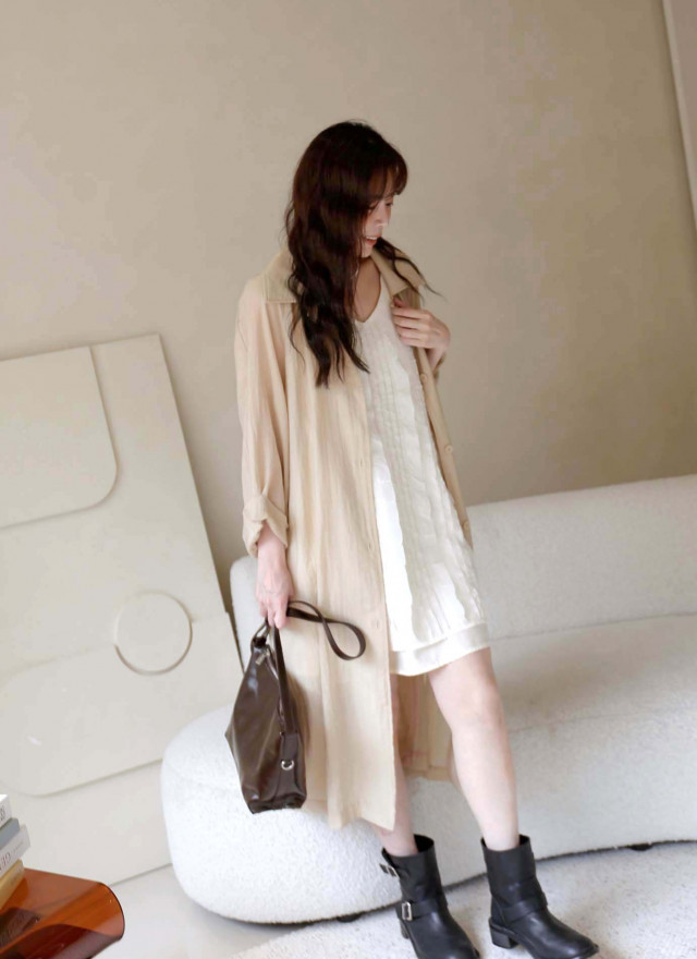 BS韓國洛芙紋理小洋裝