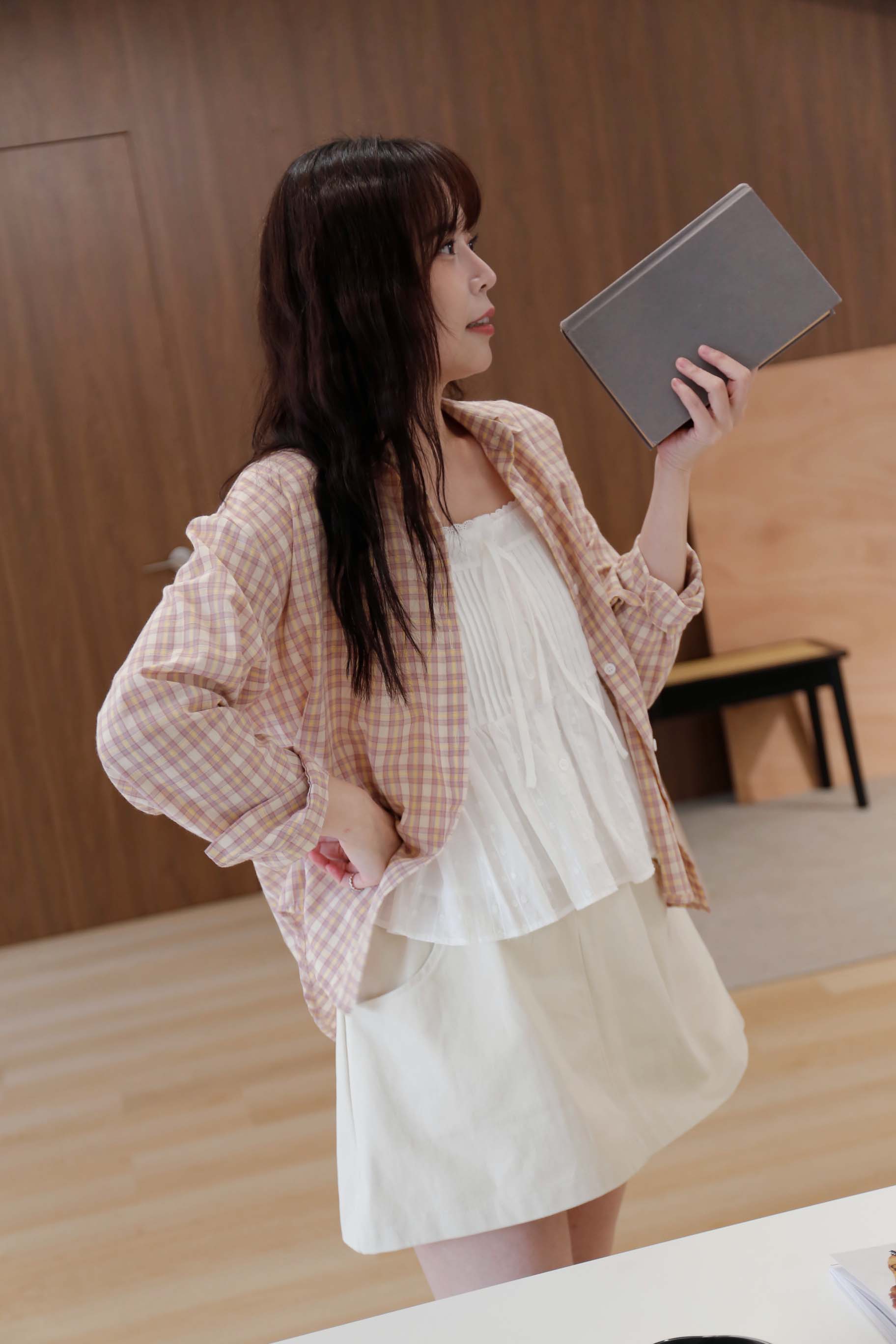 BS韓國復古小格襯衫(兩色)