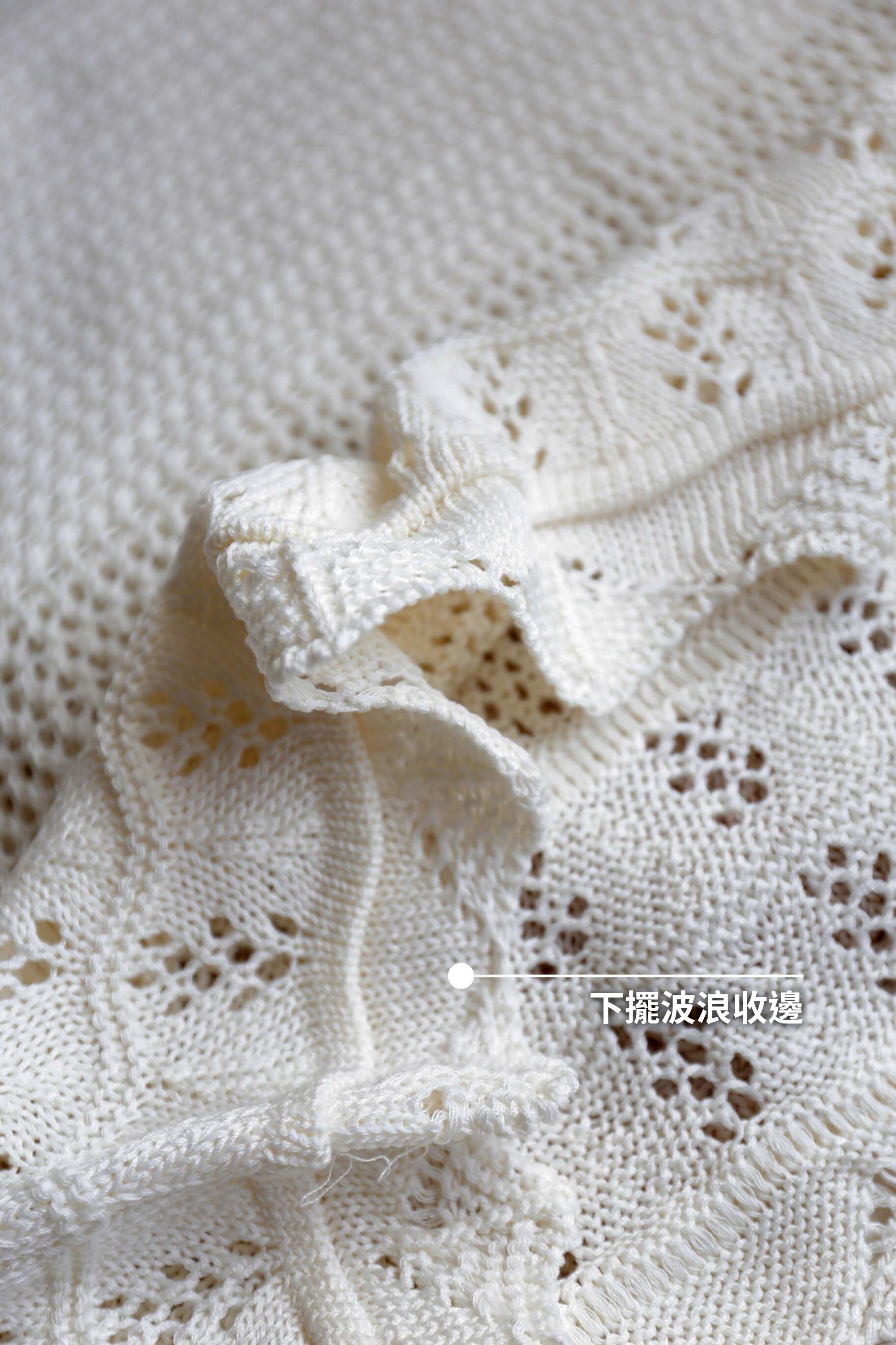 BS韓國艾妮鏤空織紋上衣(三色)