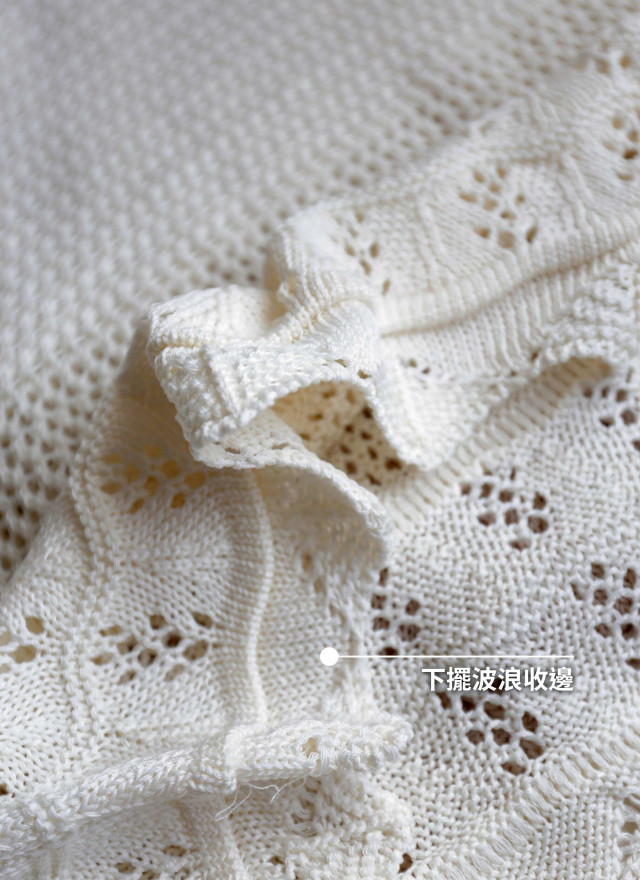 BS韓國艾妮鏤空織紋上衣(三色)