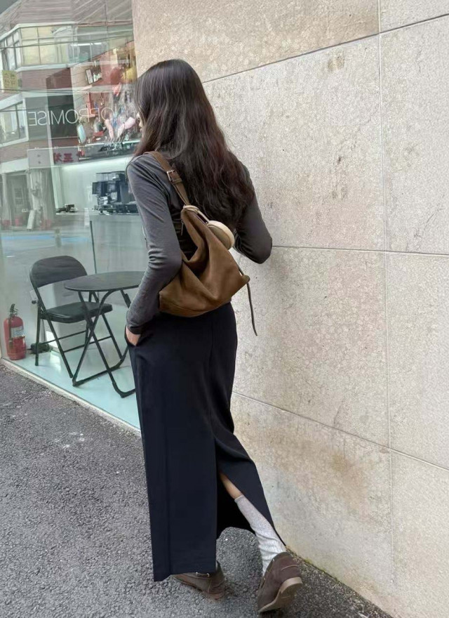 韓國設計師真皮拉鍊包-可斜背-限時團購