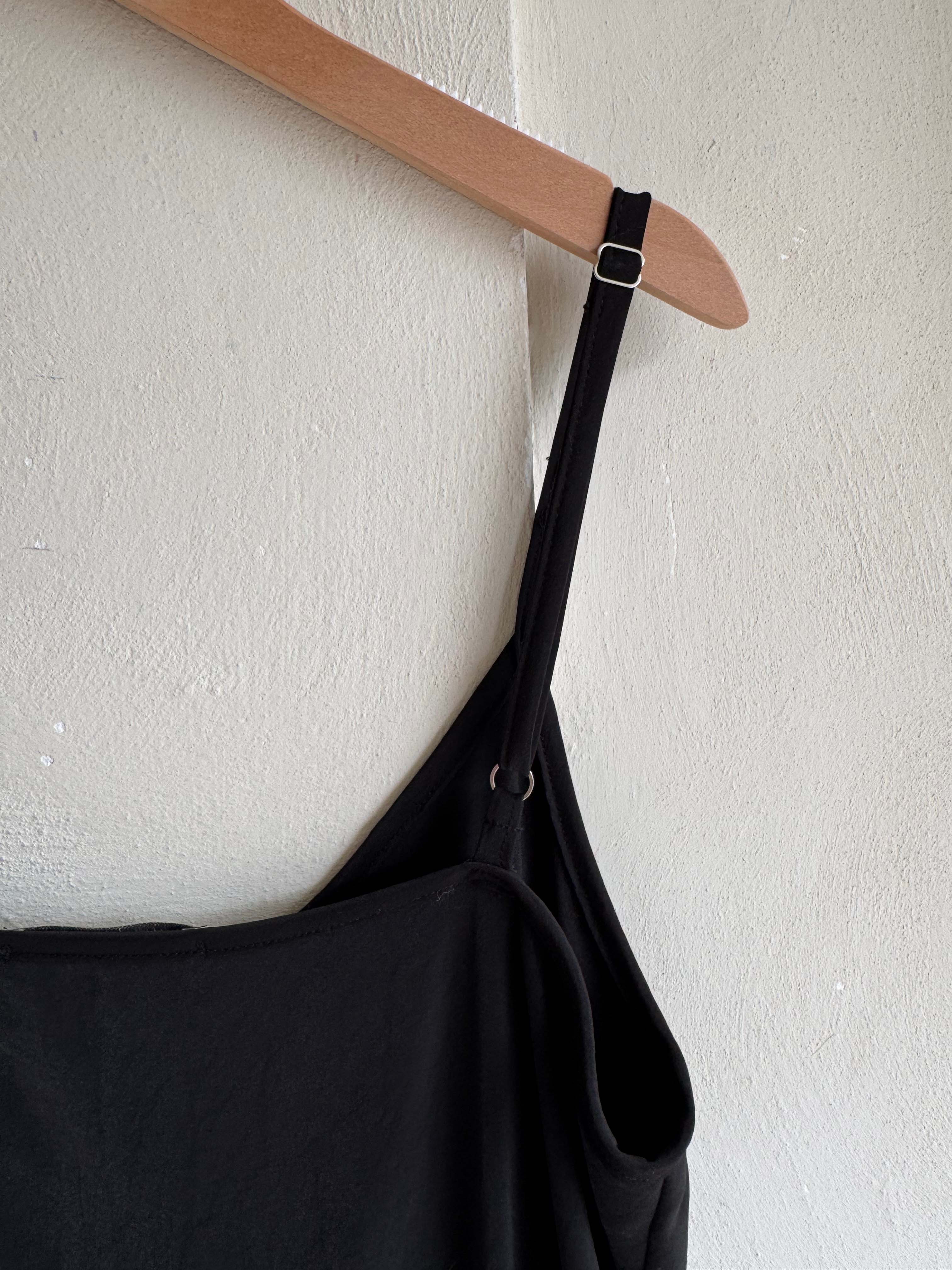 BS韓國高垂墜細肩抽繩洋裝(兩色)