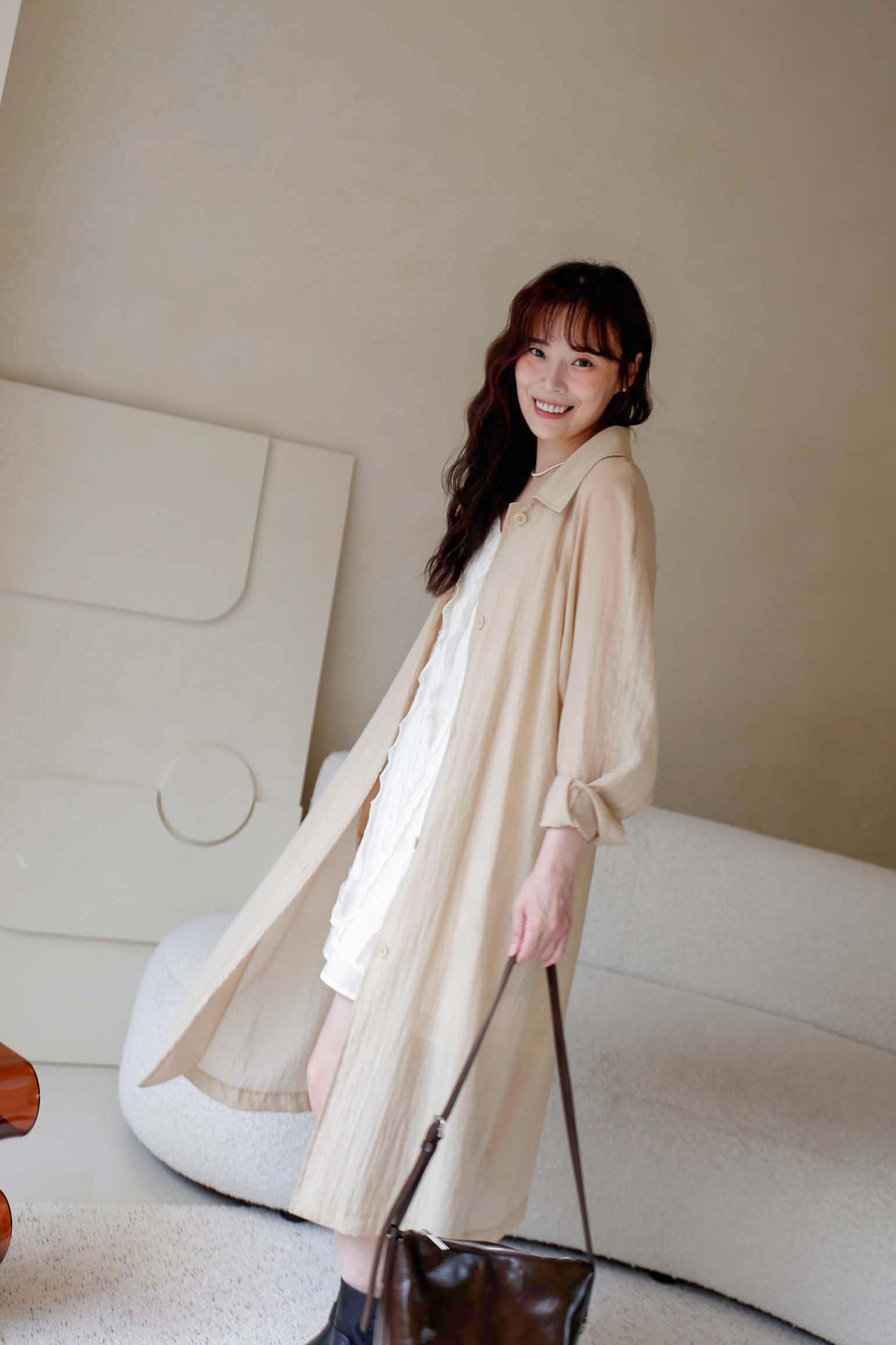 BS韓國美娜輕盈風衣外套(四色)