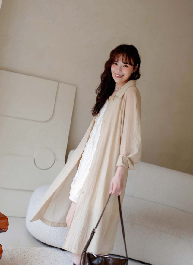 BS韓國美娜輕盈風衣外套(四色)