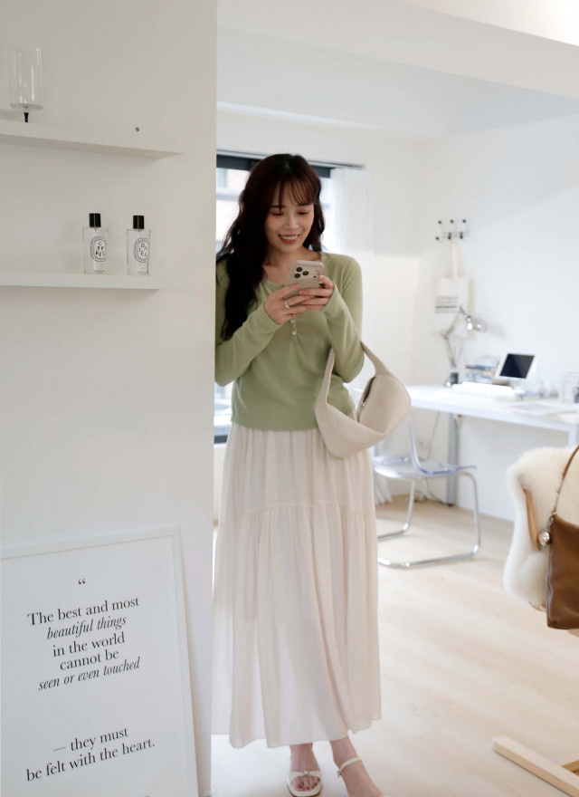 BS韓國排釦長袖上衣(三色)