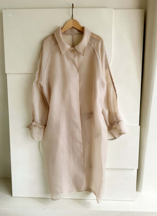 BS韓國貝拉透膚襯衫外套