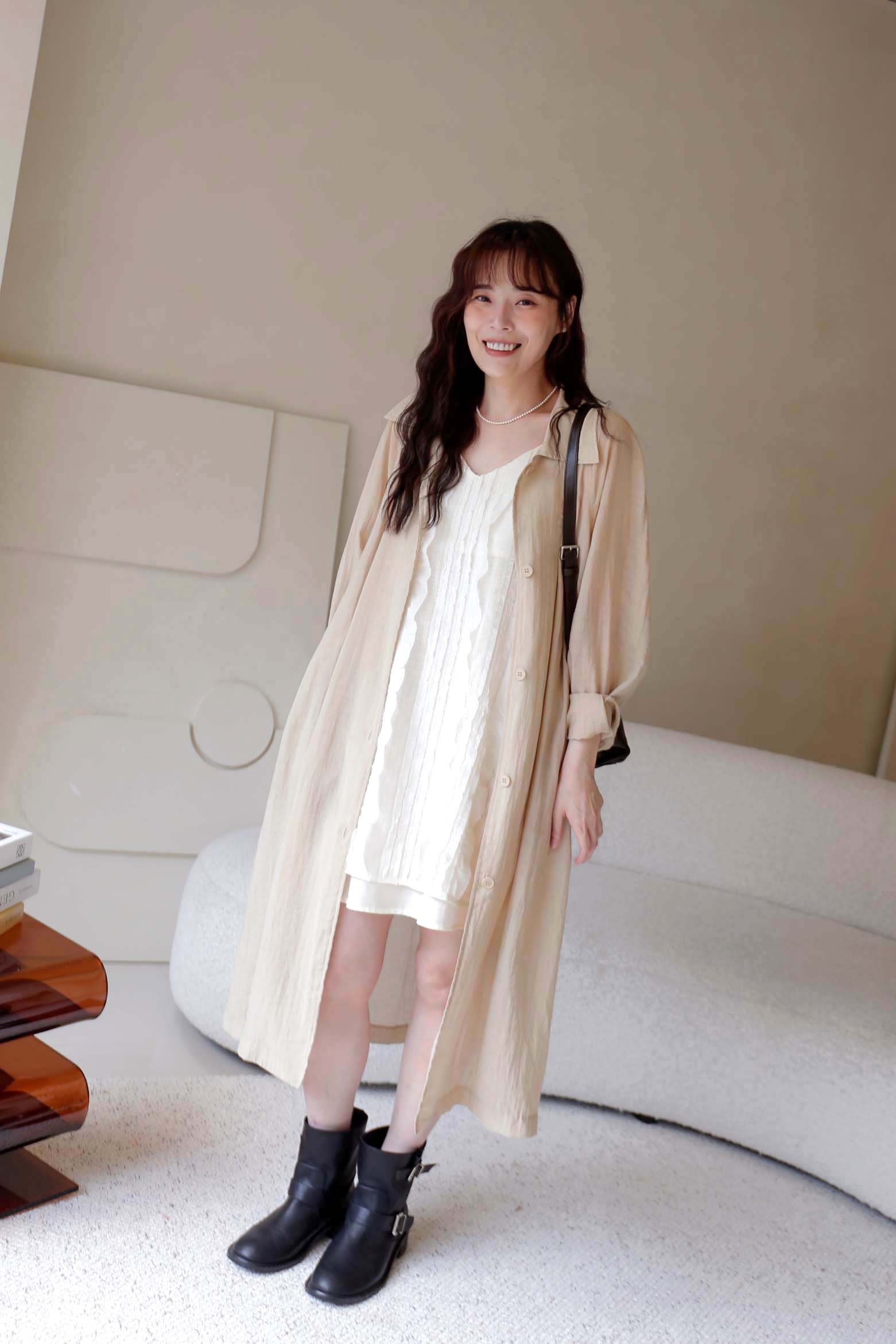 BS韓國洛芙紋理小洋裝