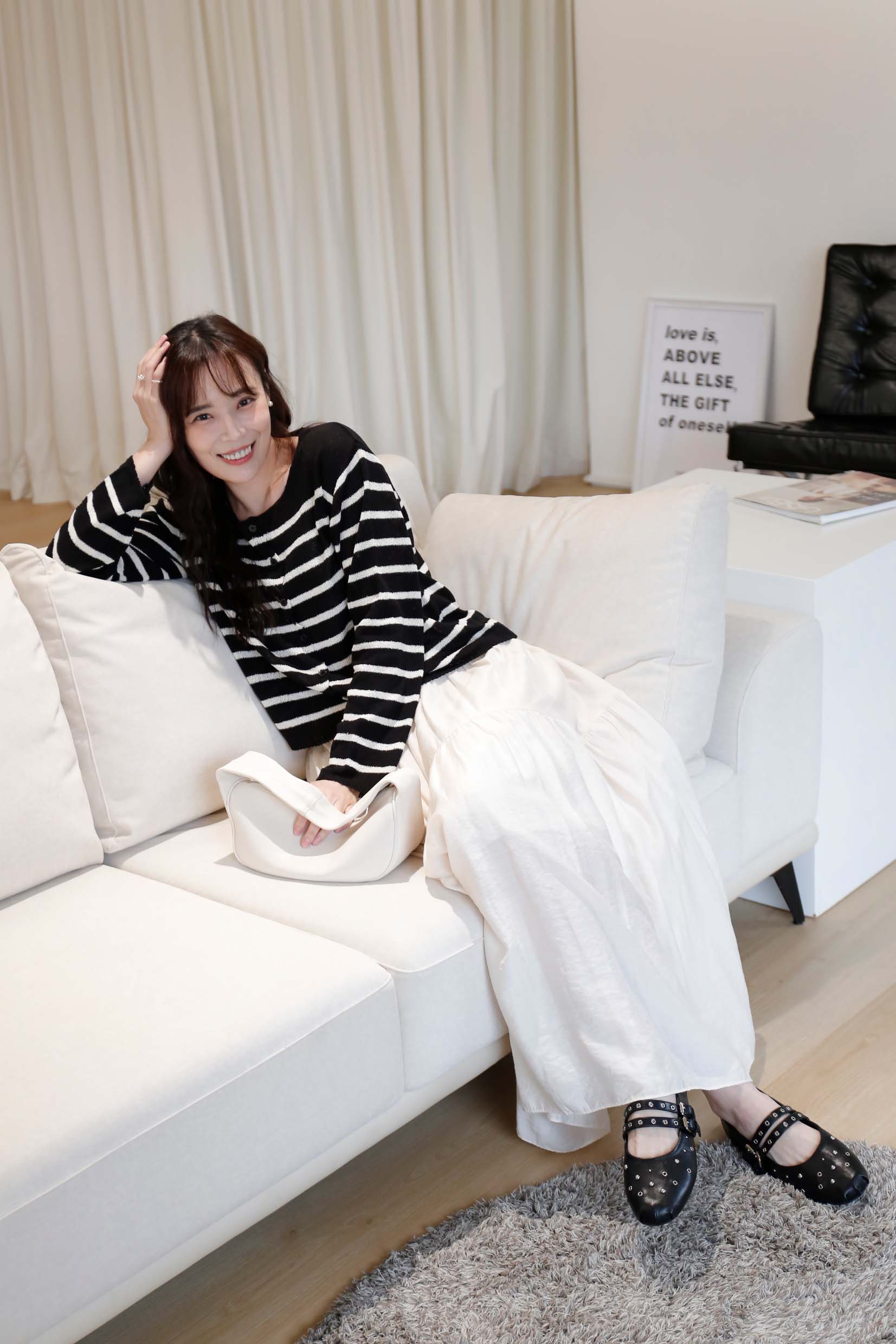 BS韓國條紋開襟針織衫-4色