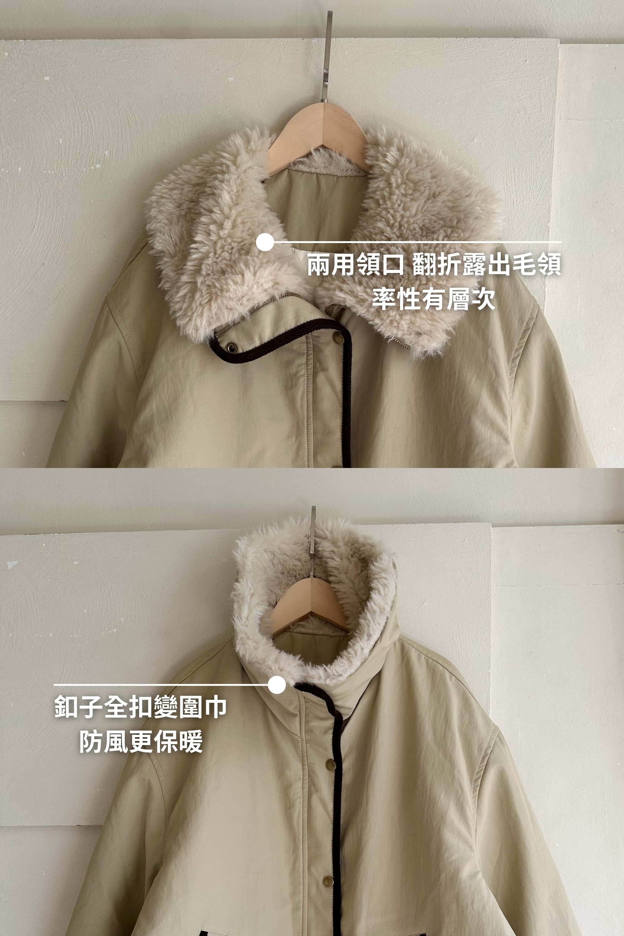 ★ 韓國撞色鴨絨外套-現貨供應