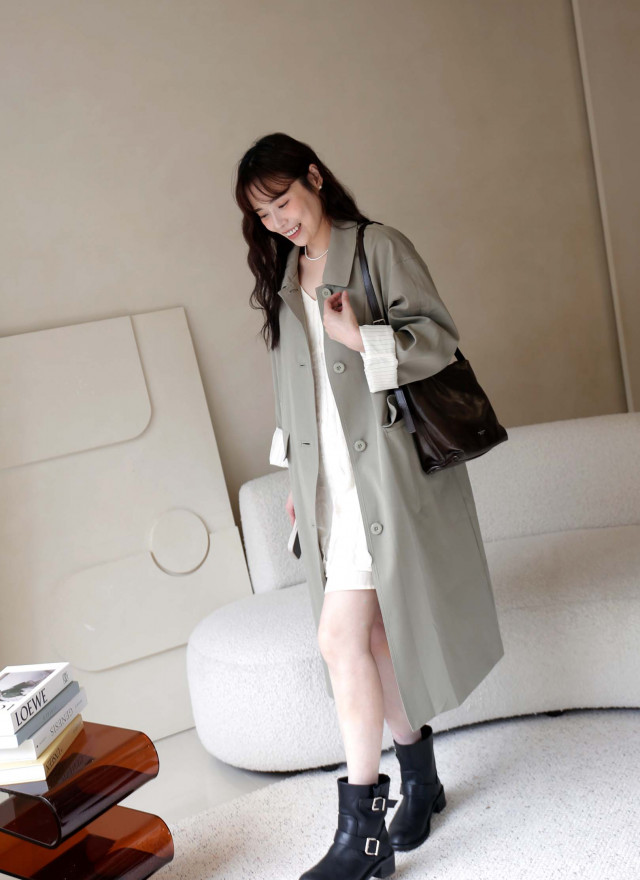 BS韓國春季書華風衣外套(兩色)