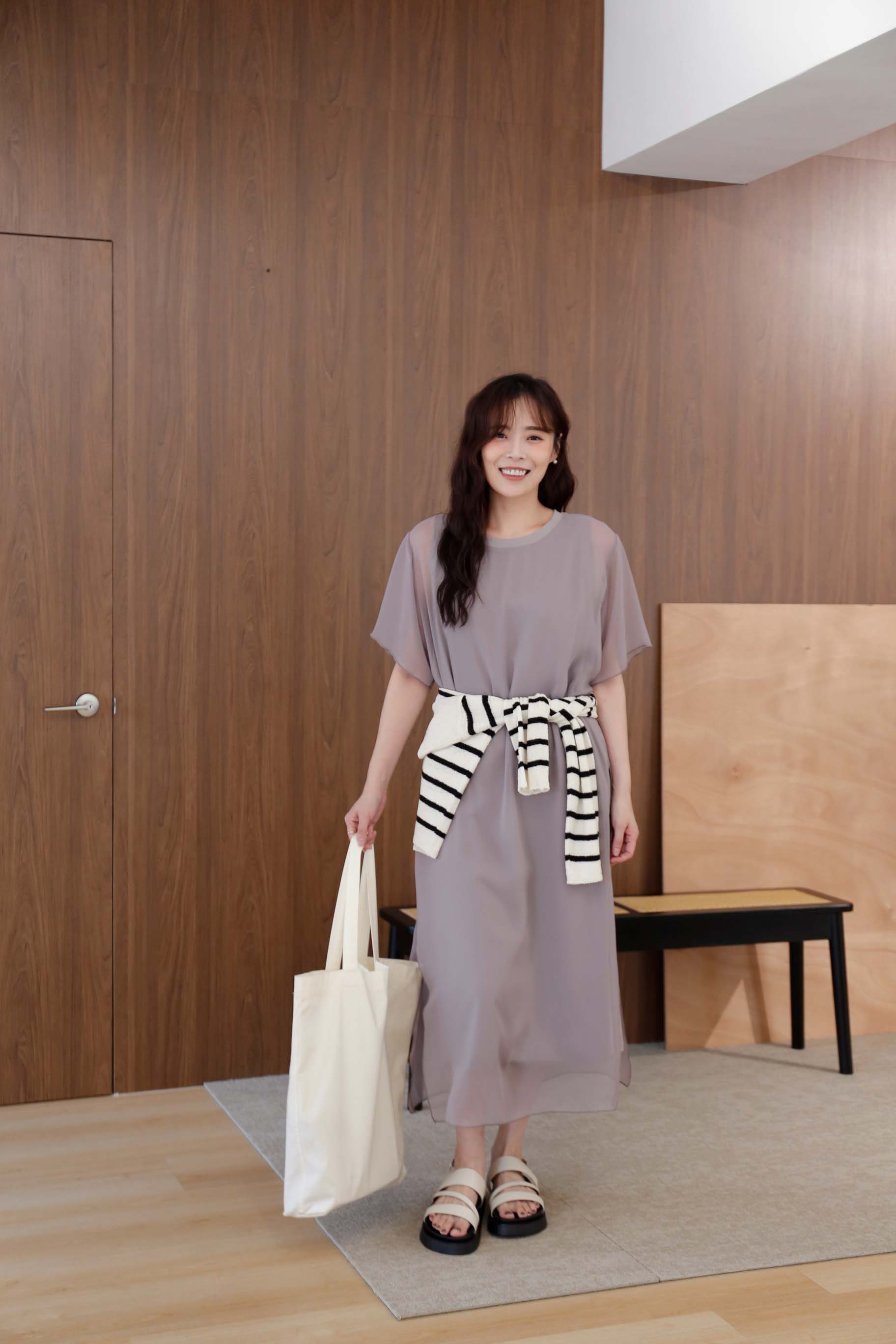 BS韓國敏真層次連身裙(兩色)