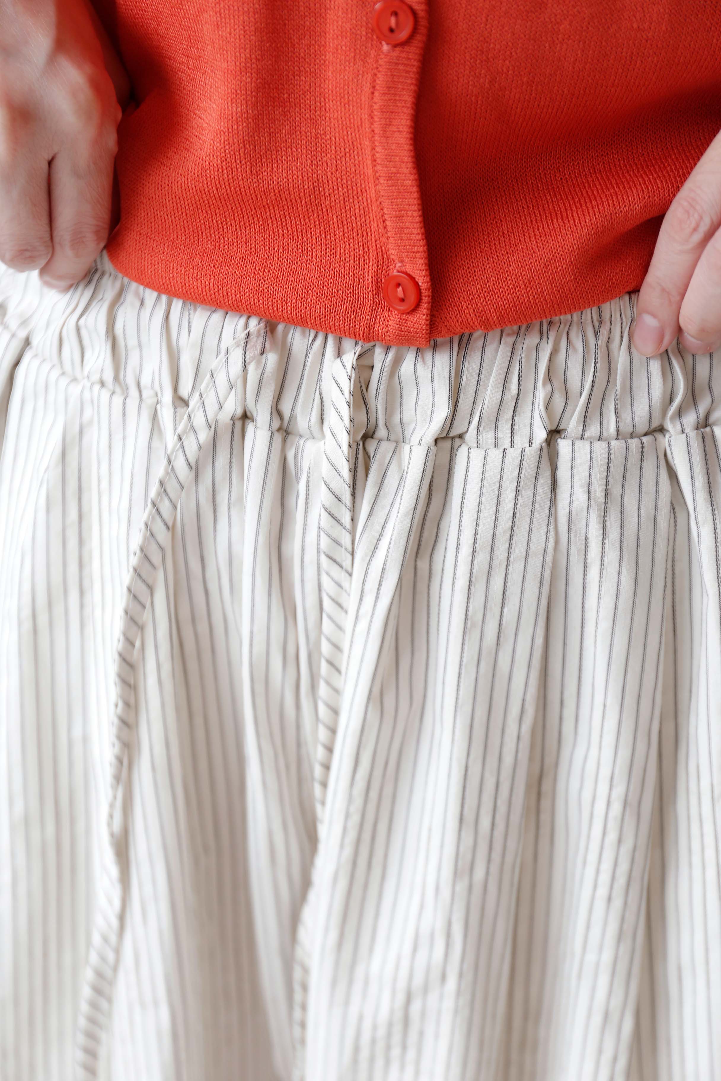 BS韓國藝真直紋寬褲(兩色)