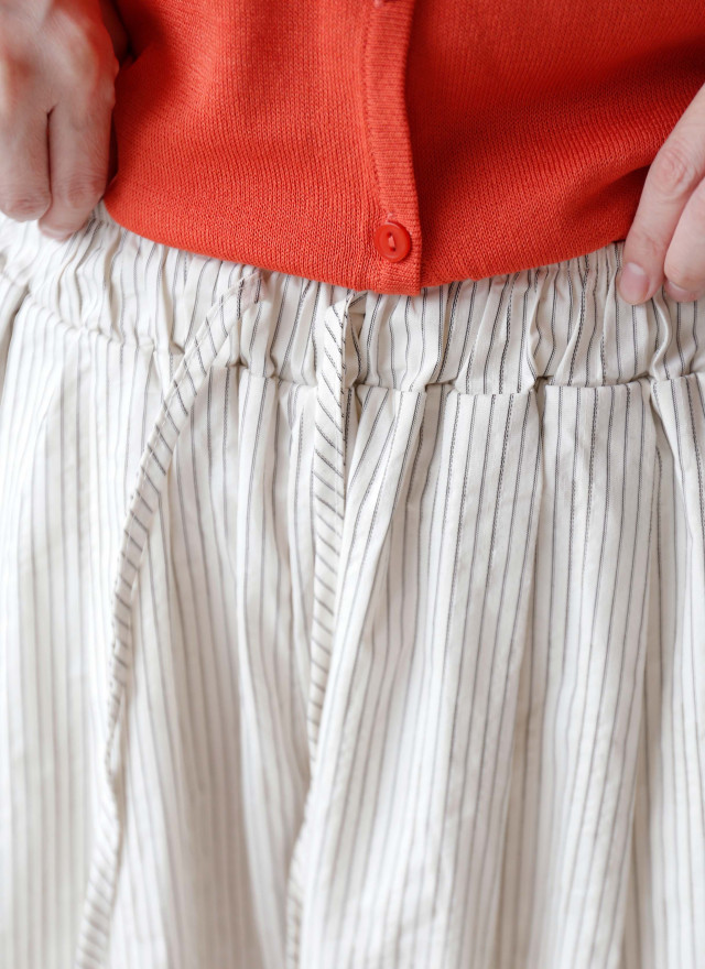 BS韓國藝真直紋寬褲(兩色)