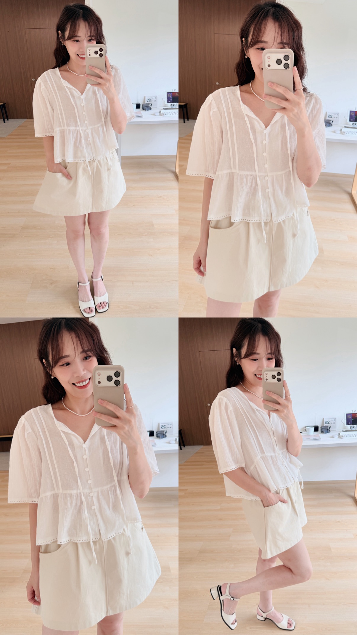 BS韓國玲雅綁帶上衣(兩色)