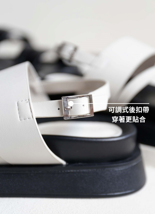 BS韓國雅宣厚底涼拖鞋(兩色)