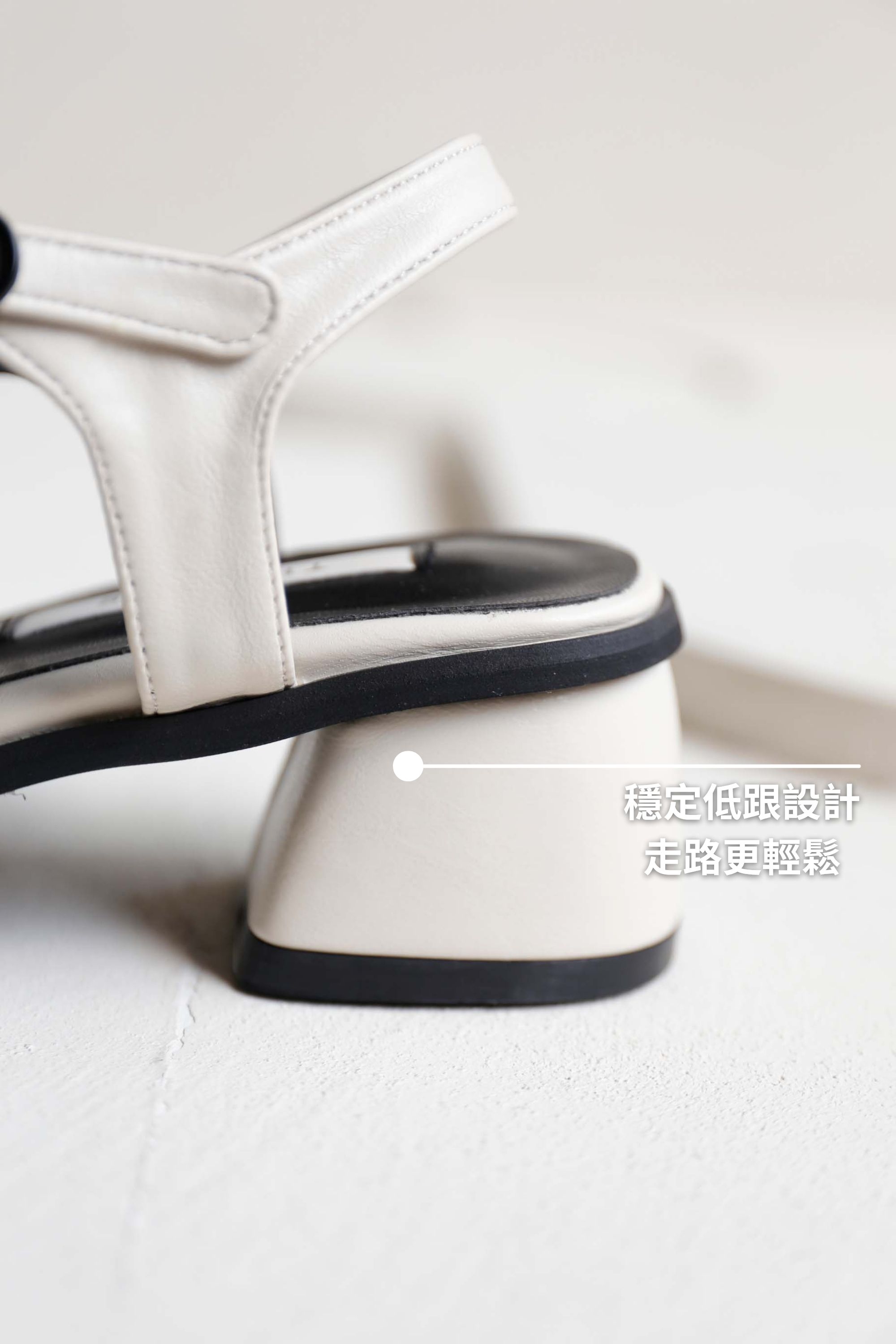 BS韓國芮恩皮面跟鞋