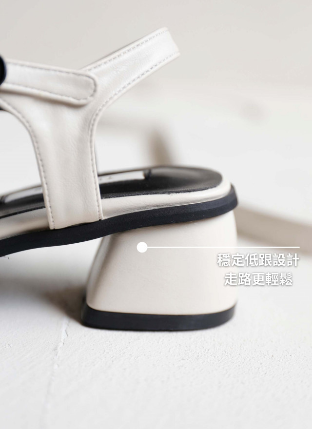 BS韓國芮恩皮面跟鞋