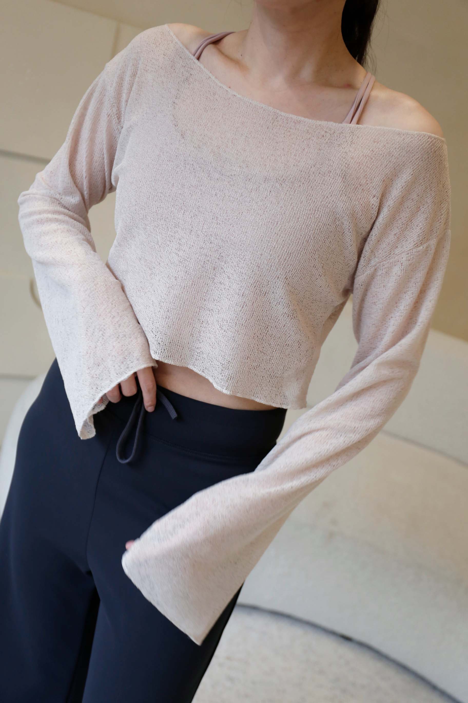 BS韓國美人斜肩上衣(兩色)