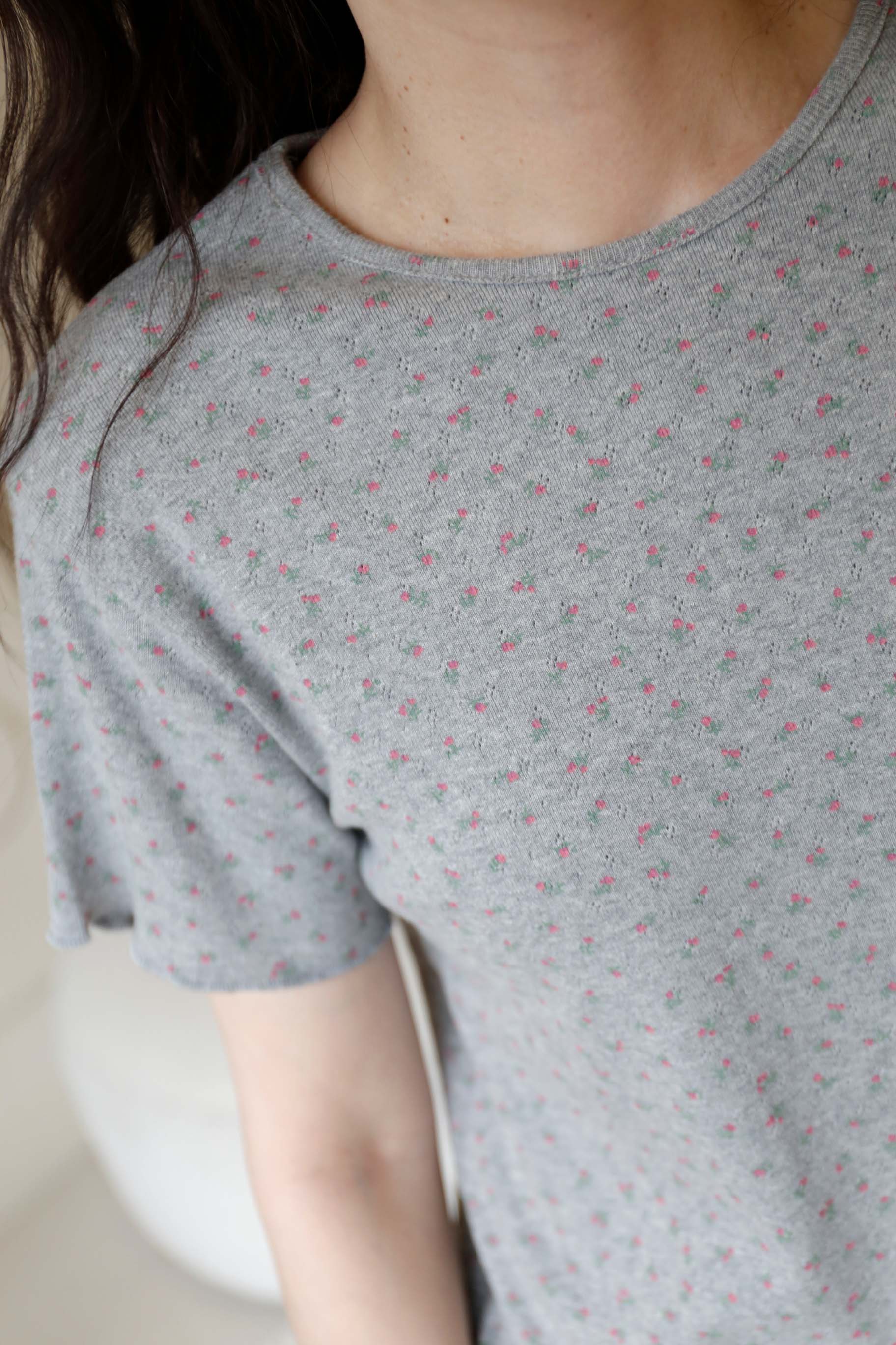 BS韓國洛緹碎花上衣(兩色)