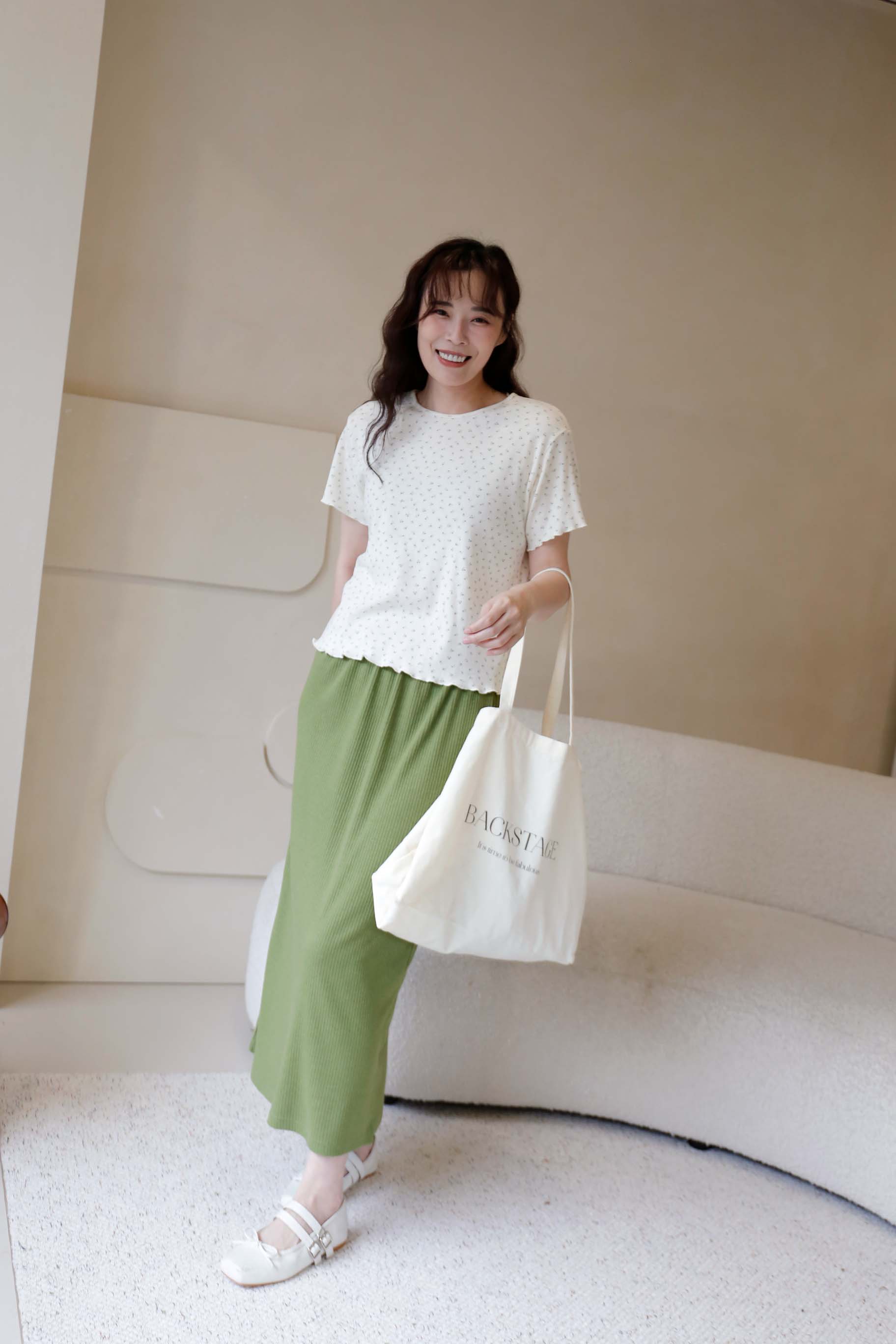 BS韓國洛緹碎花上衣(兩色)