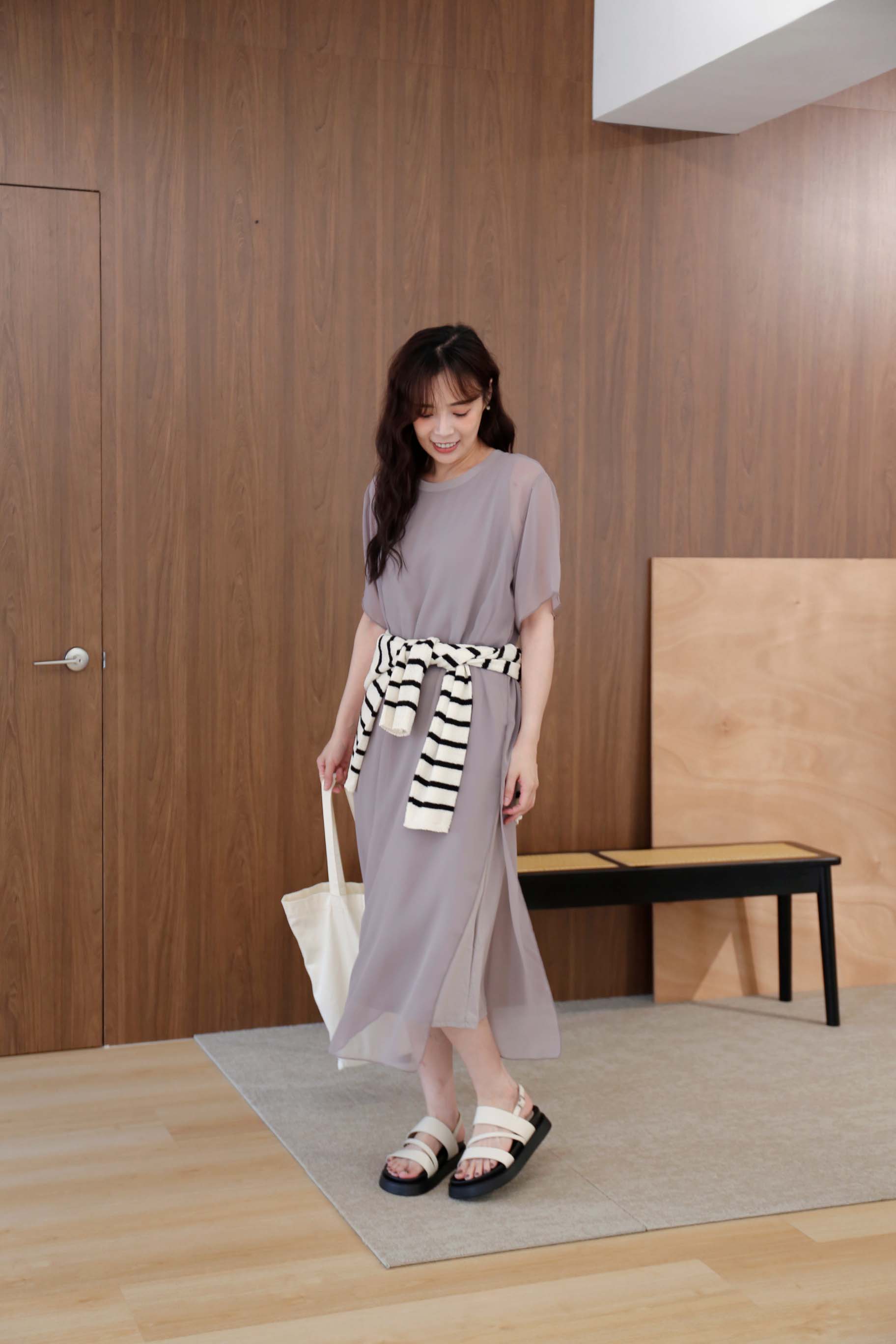 BS韓國敏真層次連身裙(兩色)