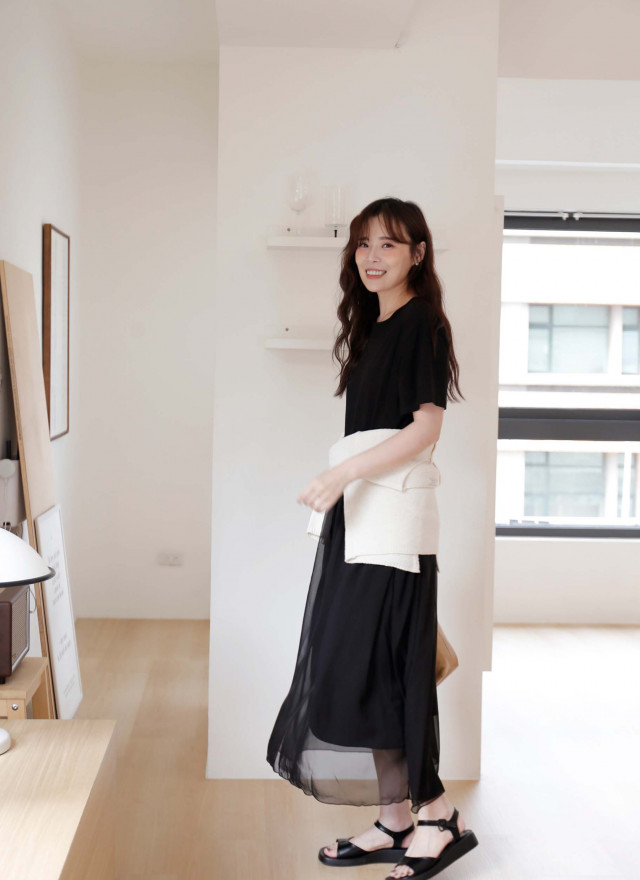 BS韓國詩允簡約厚底涼鞋