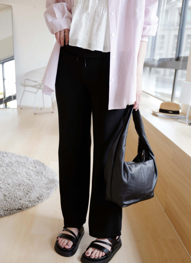 BS韓國雅宣厚底涼拖鞋(兩色)