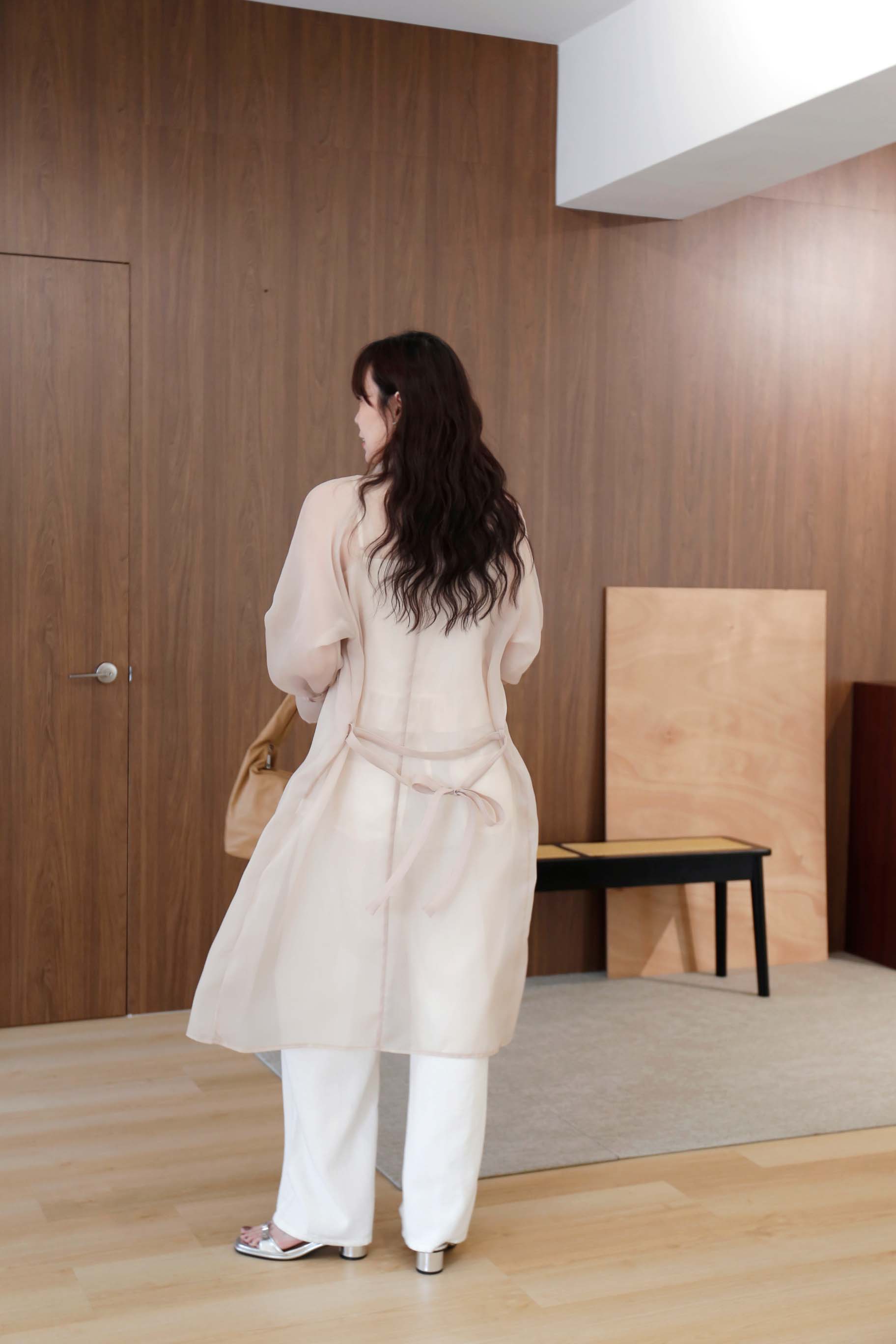 BS韓國貝拉透膚襯衫外套