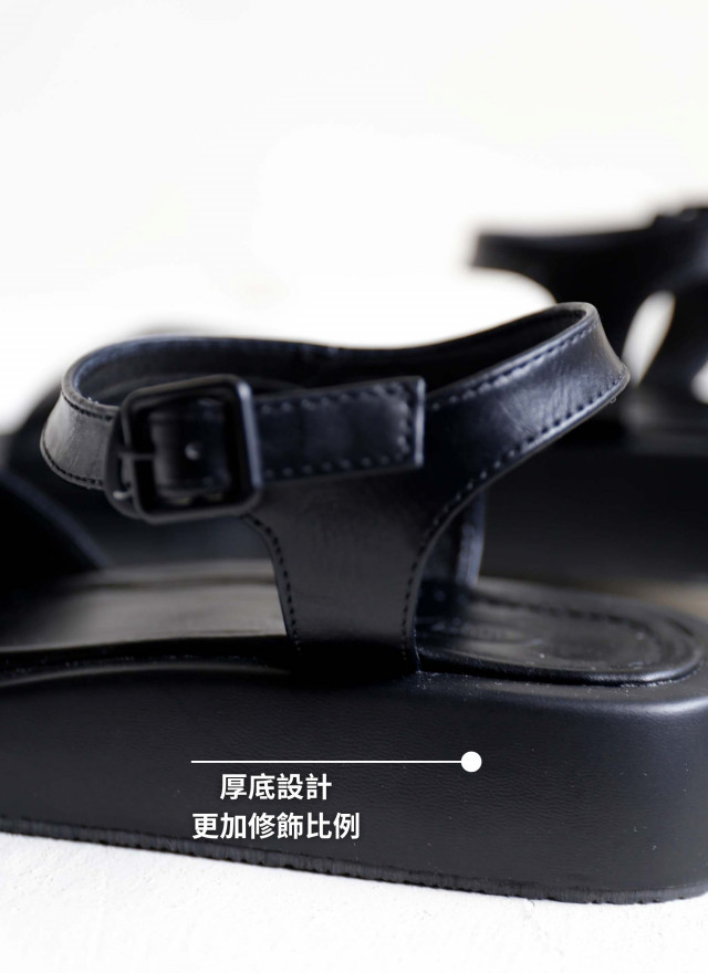 BS韓國詩允簡約厚底涼鞋