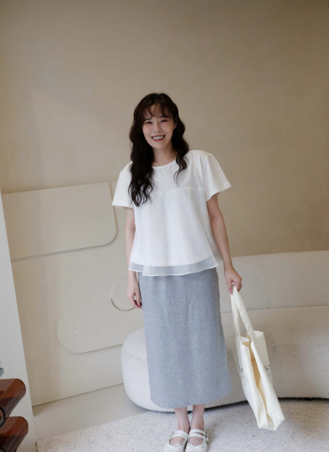 BS韓國映洛柔紗上衣(三色)